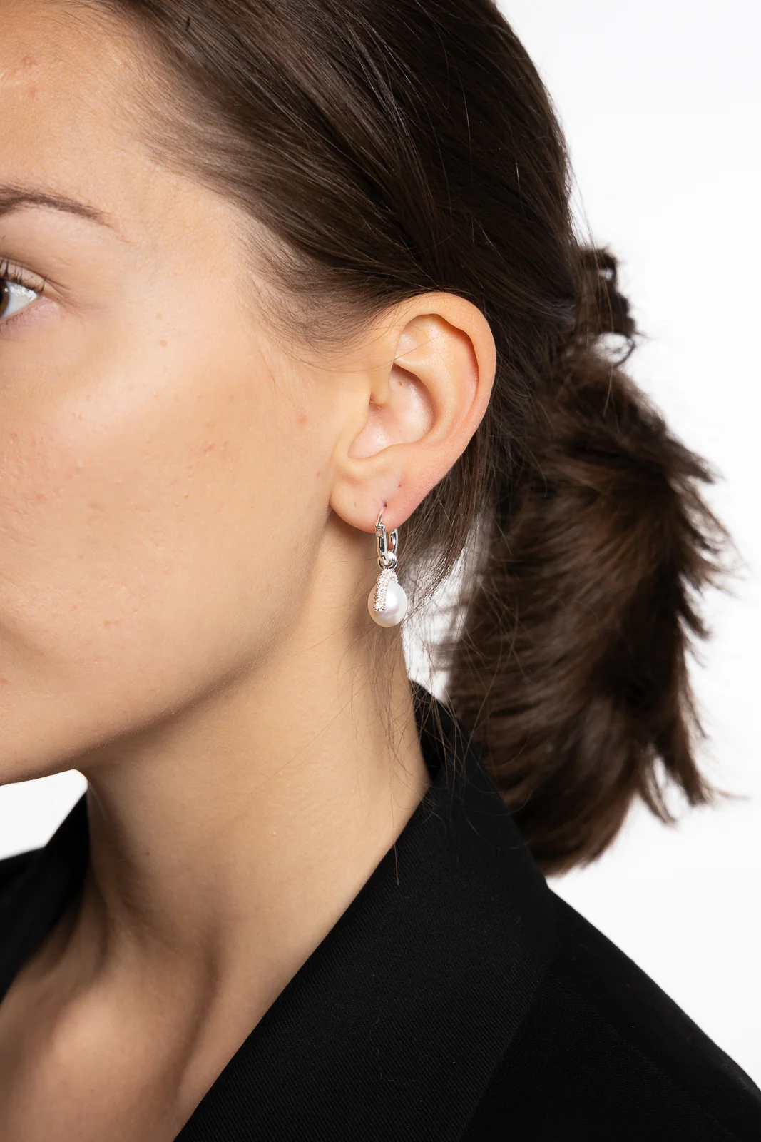 Baby Paris Earrings- Silver - Image 4