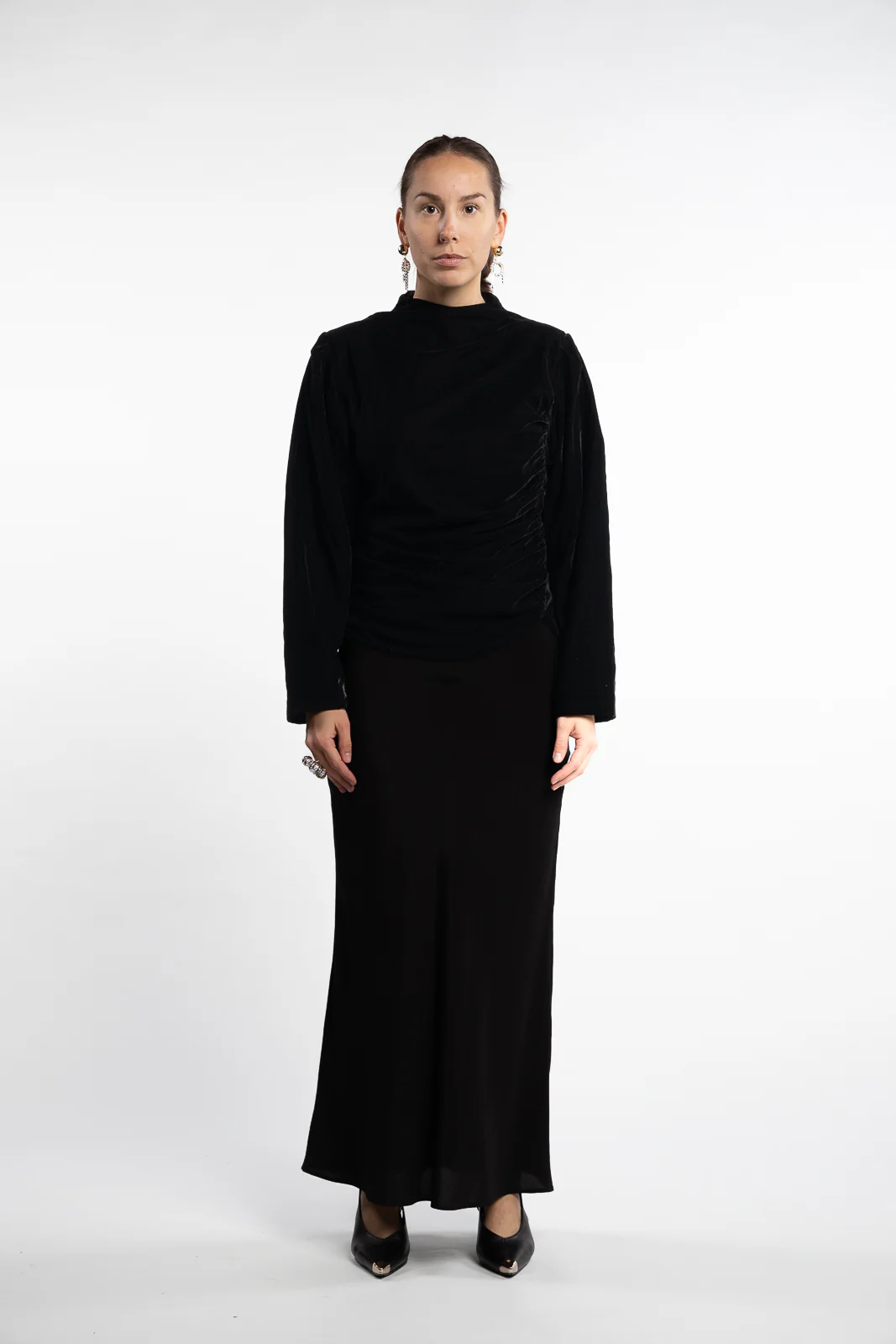 Jet Top Velvet- Black - Image 5