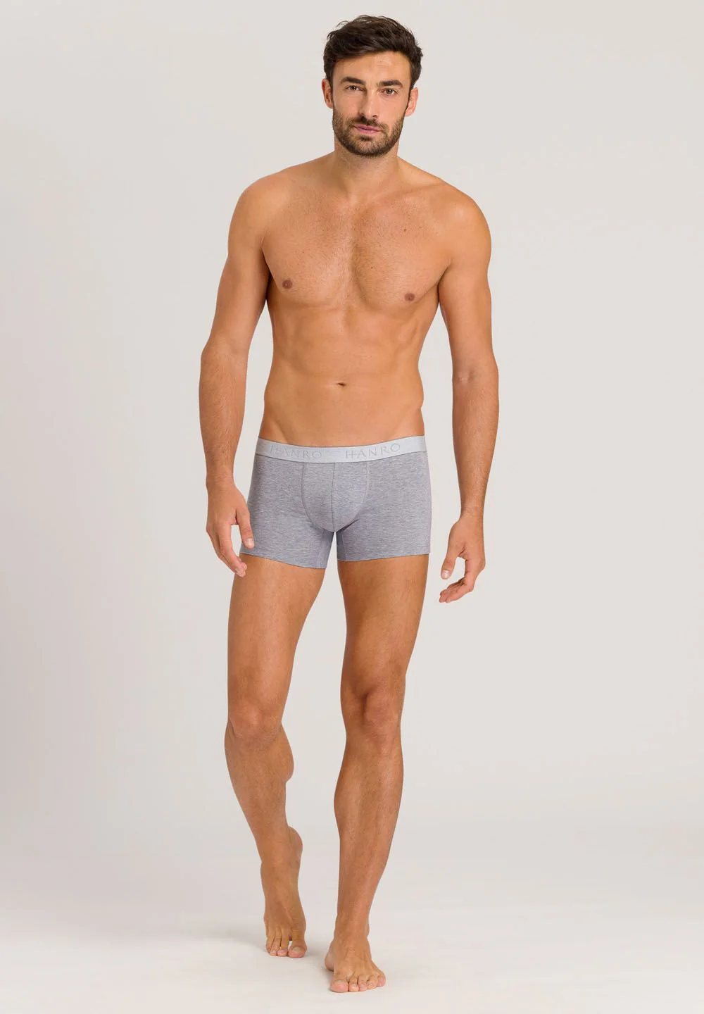 2-Pack Boxer Briefs Cotton Essentials Light Melange/Deep Navy - Image 6