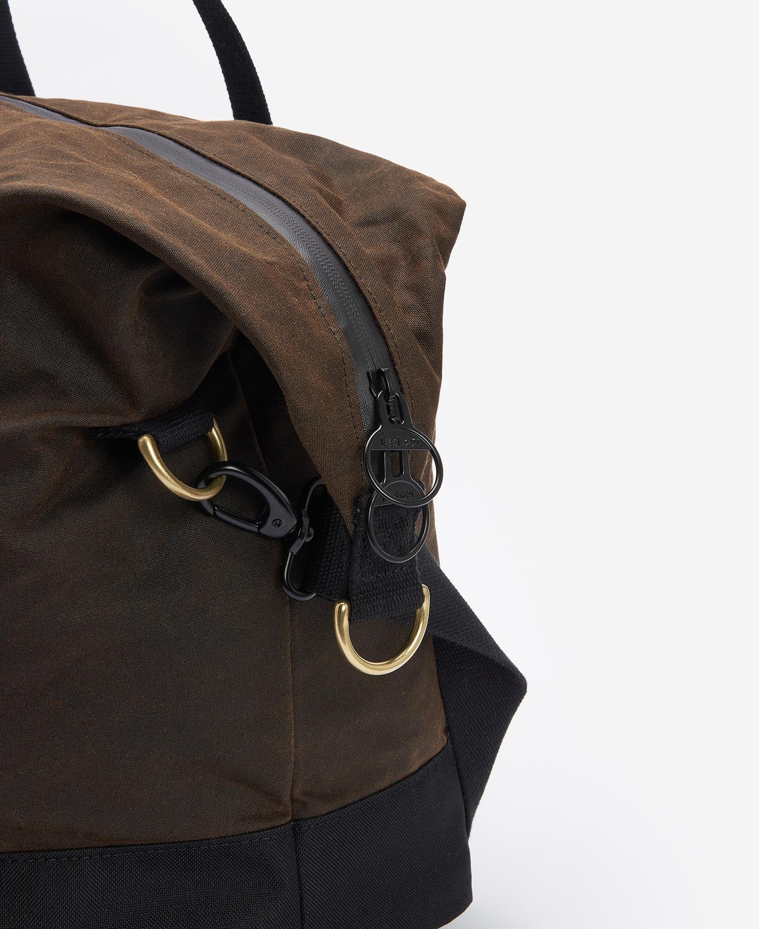 Field Waxed Holdall Olive - Image 5