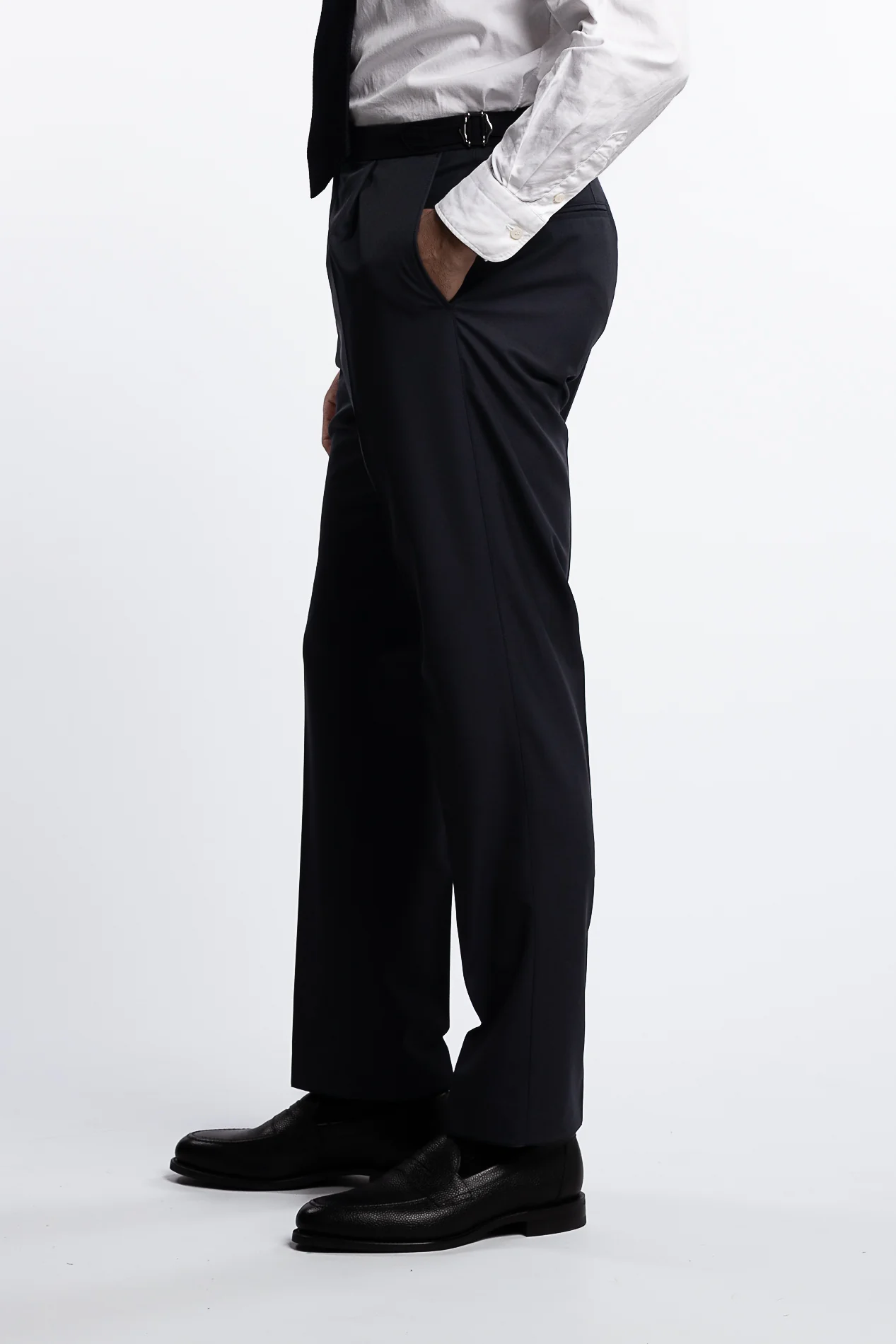 Delon Side Adjuster EVO Microstructure Trousers Dark Navy - Image 2
