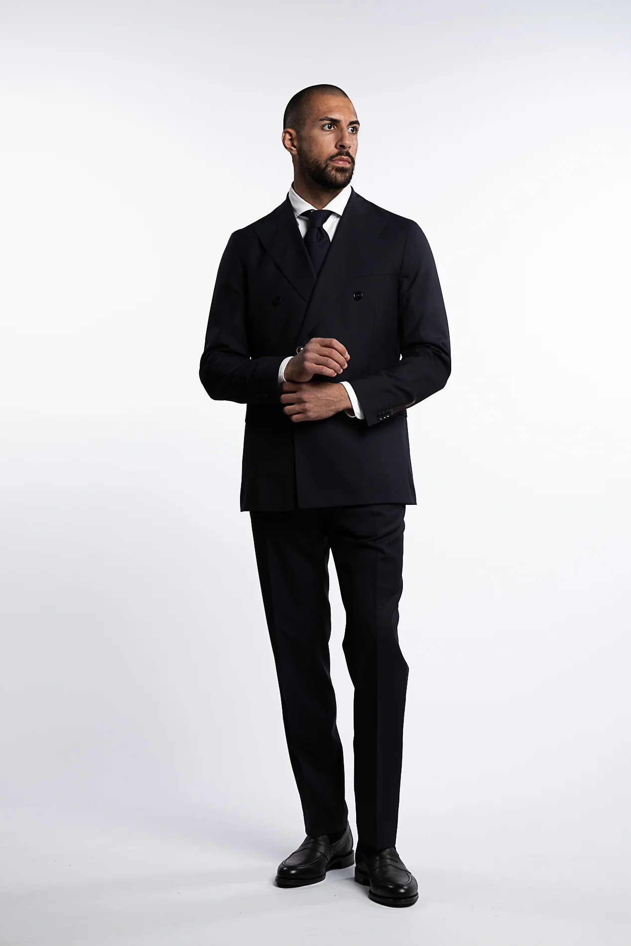 Delon Side Adjuster EVO Microstructure Trousers Dark Navy - Image 5