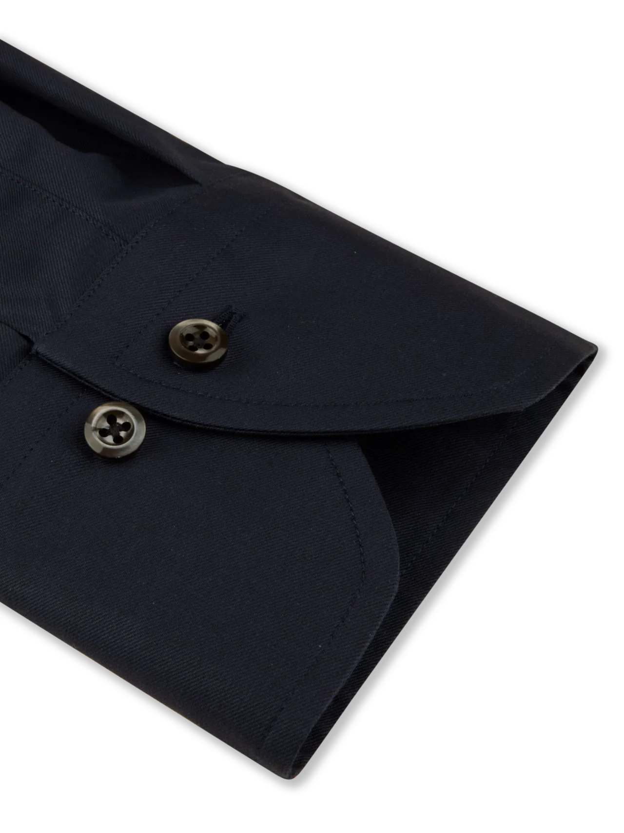 Slimline Twill Shirt Navy - Image 3