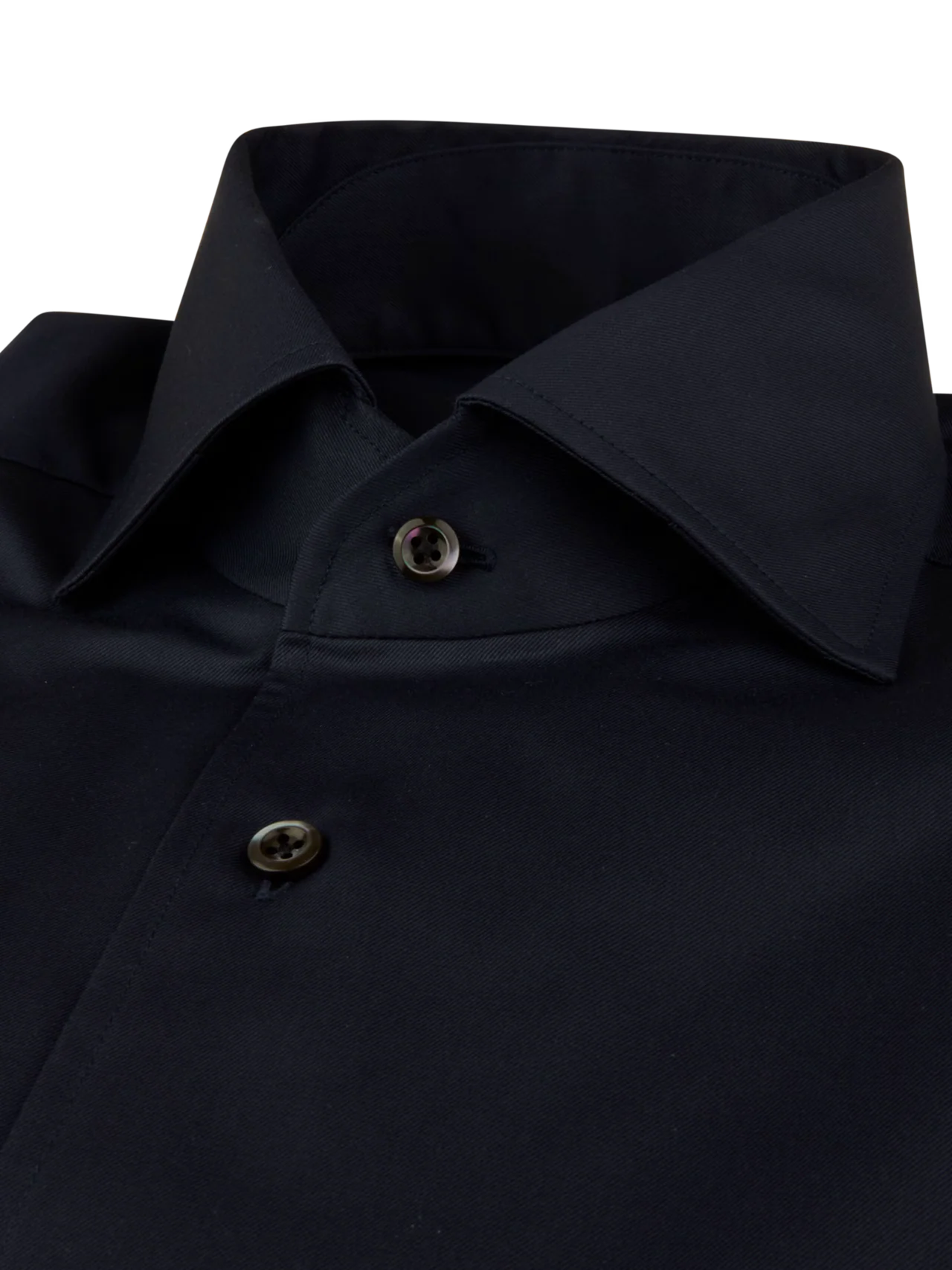 Slimline Twill Shirt Navy - Image 5