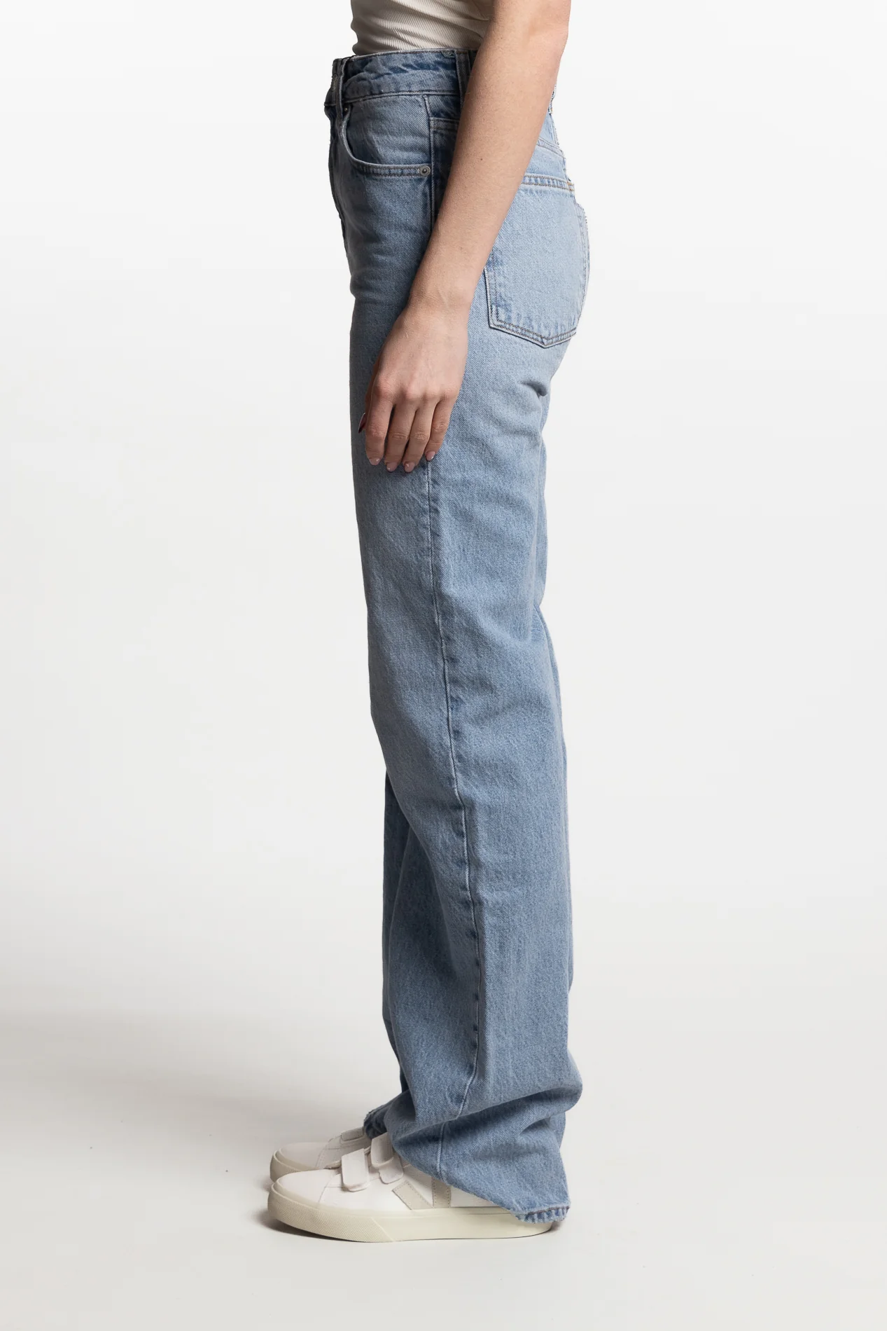 Luca- Light blue- high waist wide leg - Image 2