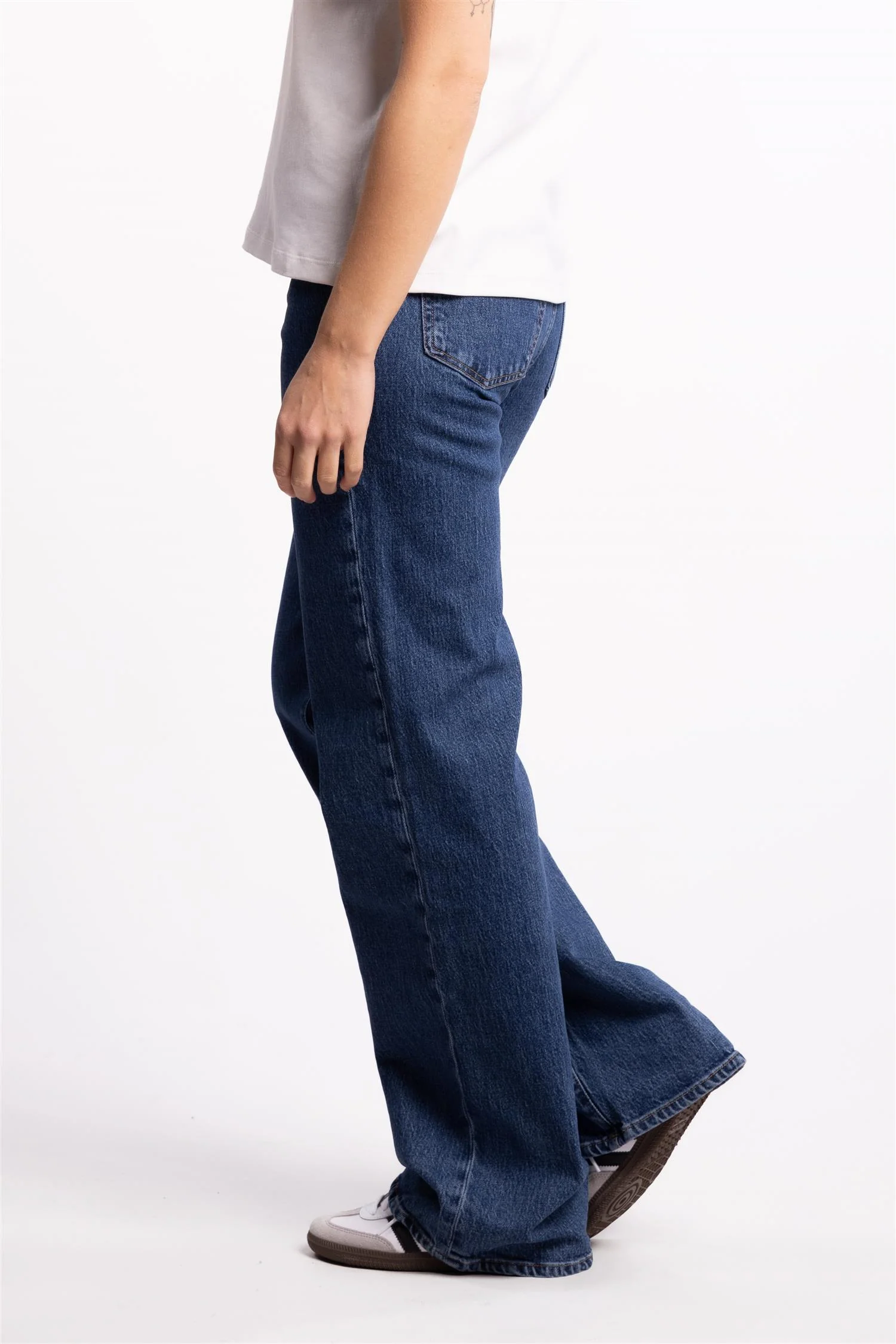 Luca highwaist wide leg- Dark blue - Image 2