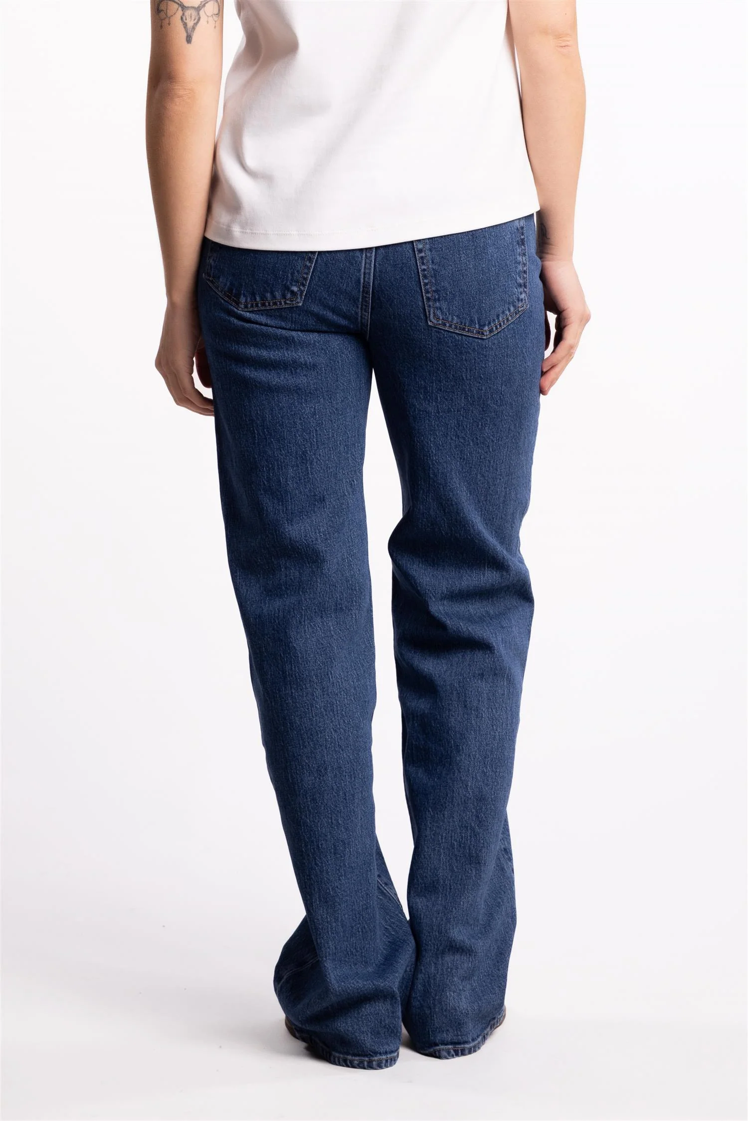 Luca highwaist wide leg- Dark blue - Image 3