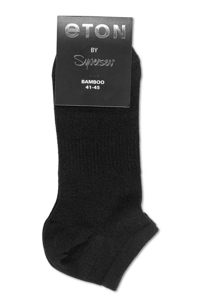 Bamboo Socks Sneaker Black - Image 3