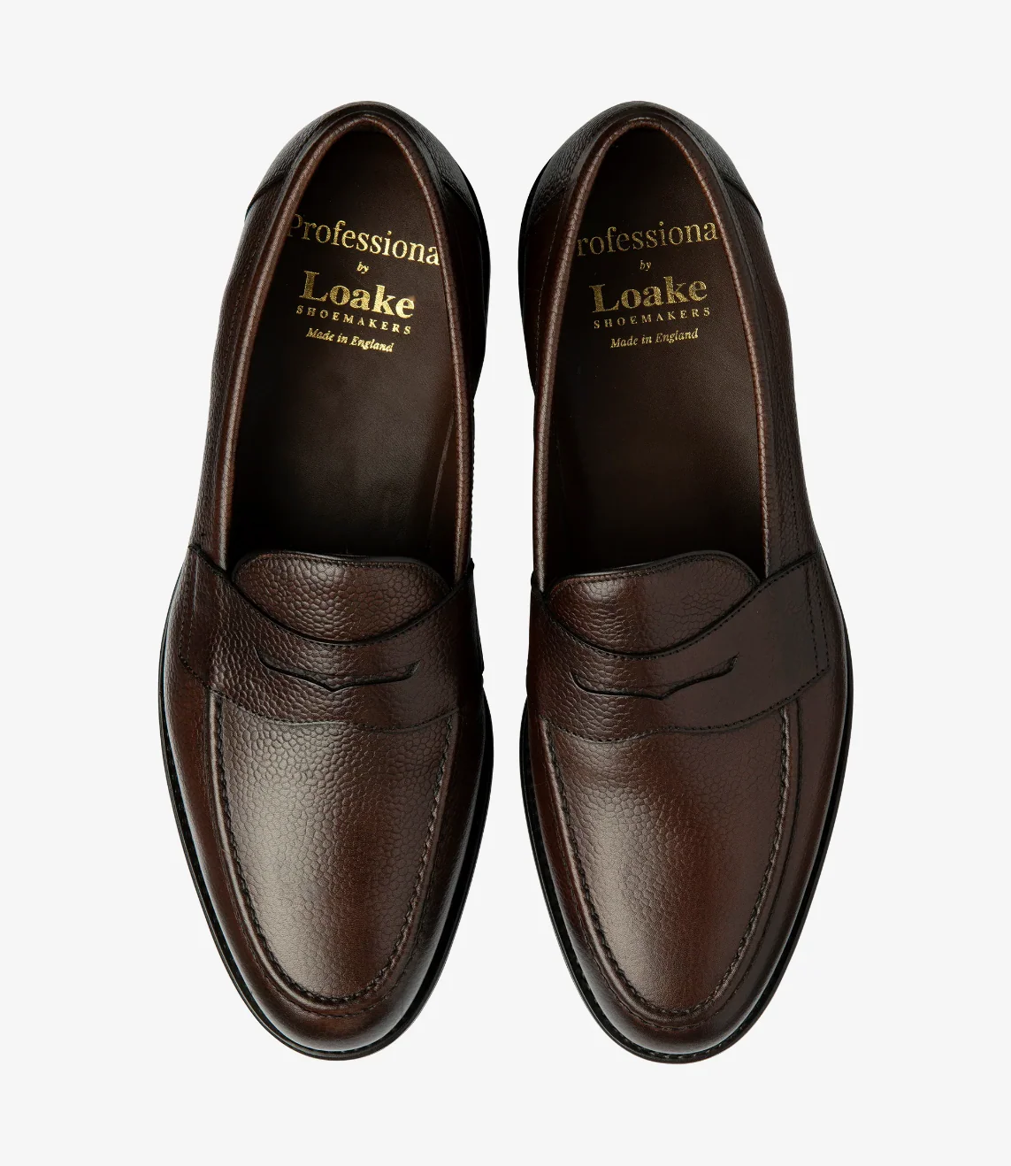 Imperial Penny Loafer Dark Brown Grain - Image 3