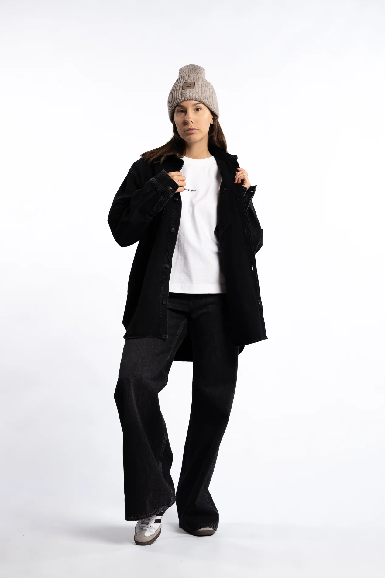 Denim Shirt- Black - Image 7