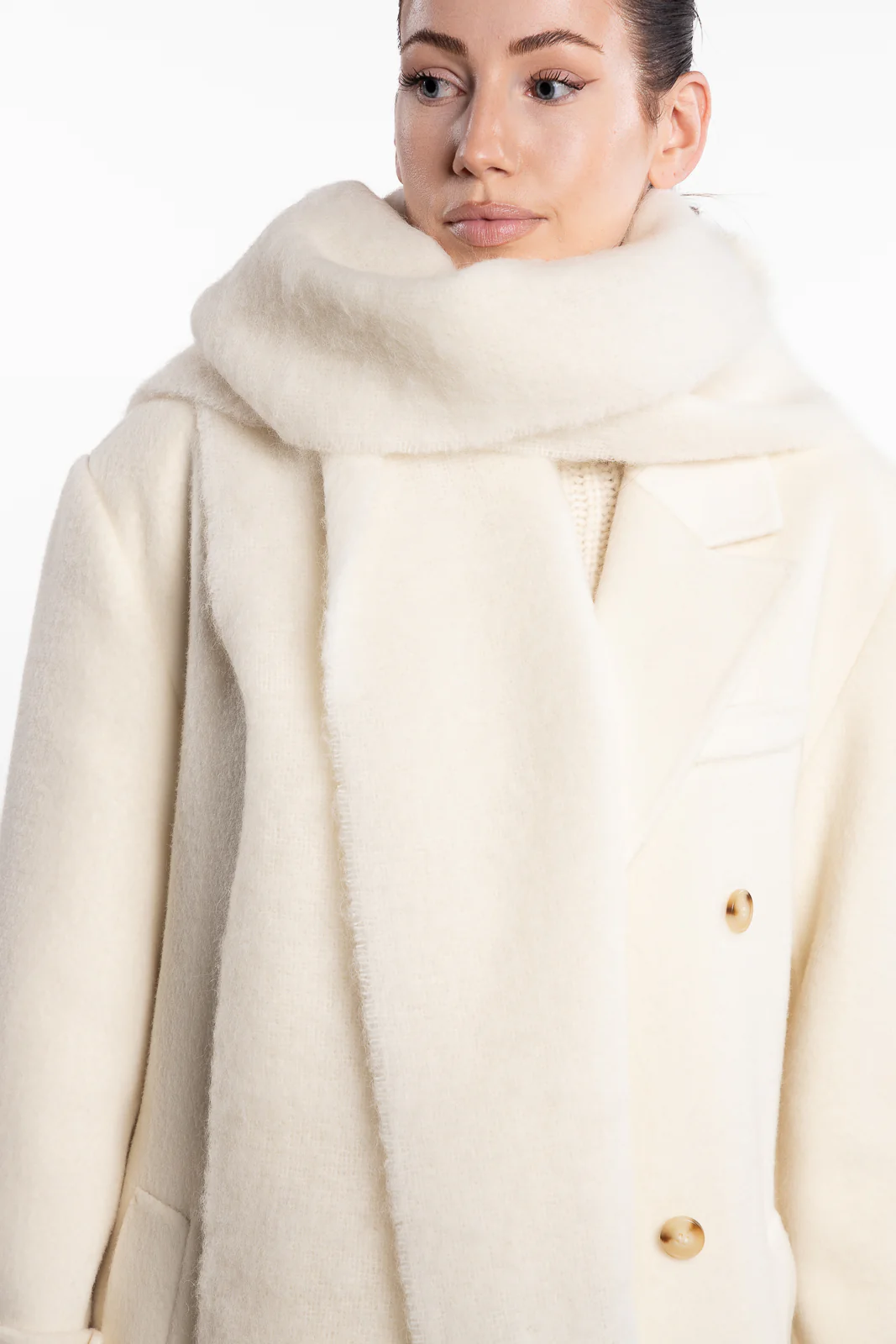 Snug Scarf- Cream - Image 3