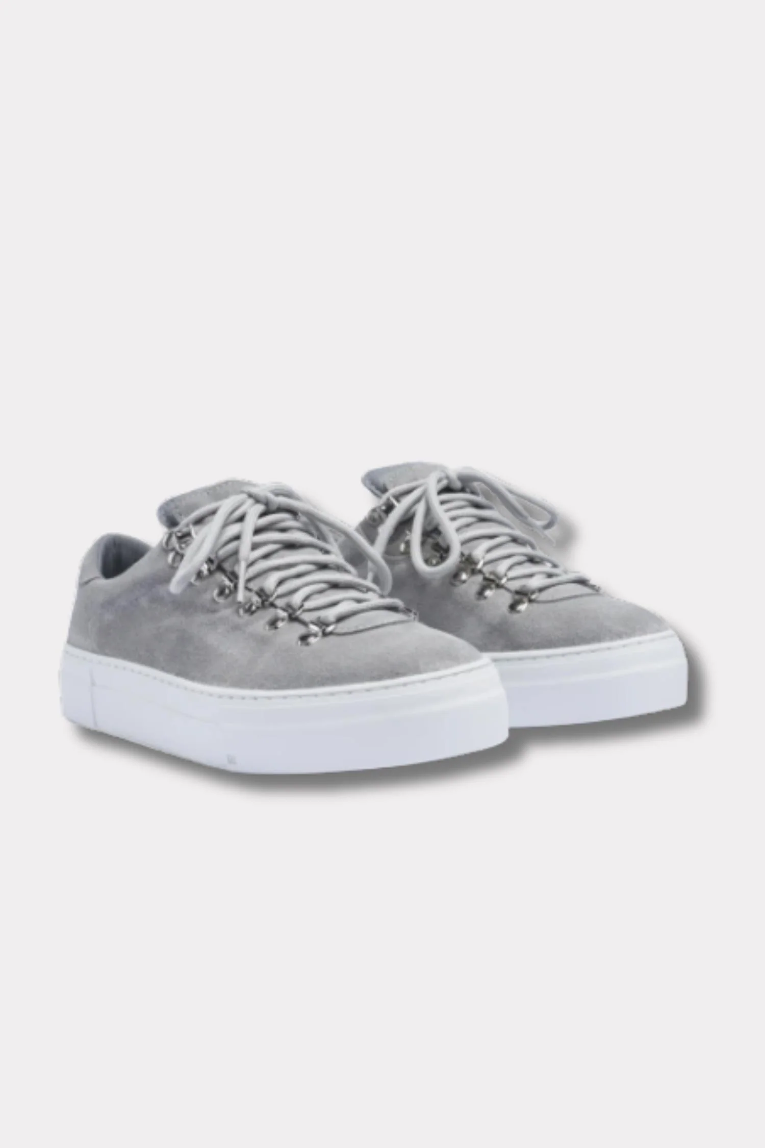 Women's Marostica Low Platform- Grey Suede - Image 3