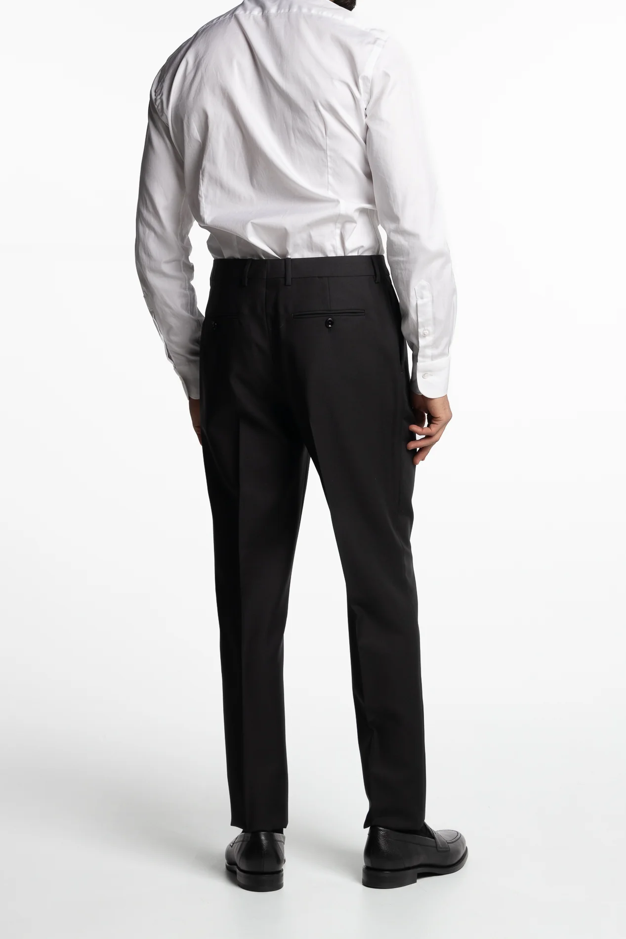 Attitude Wool/Mohair Trousers Black - Image 3