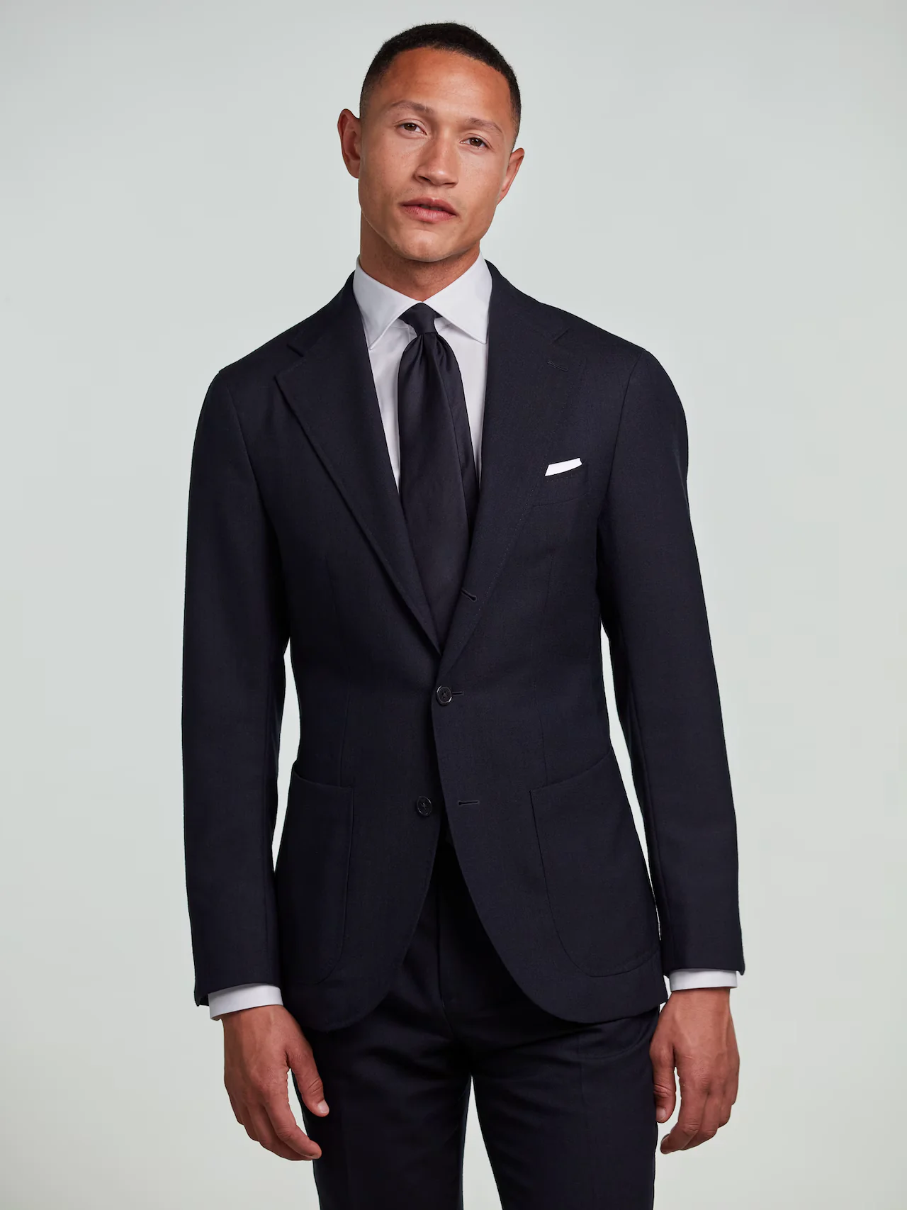 Slimline Twill Shirt White - Image 7
