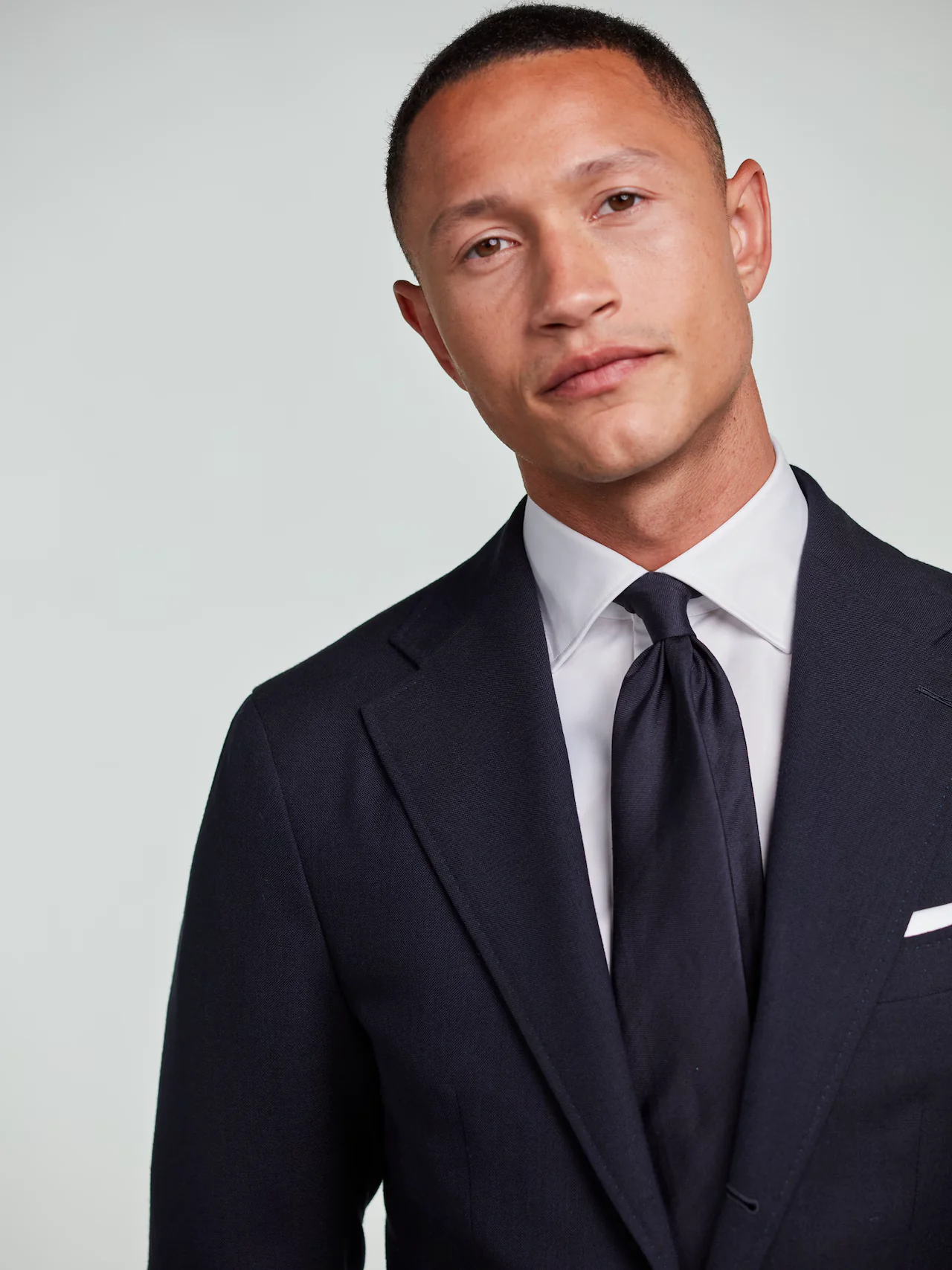 Slimline Twill Shirt White - Image 8