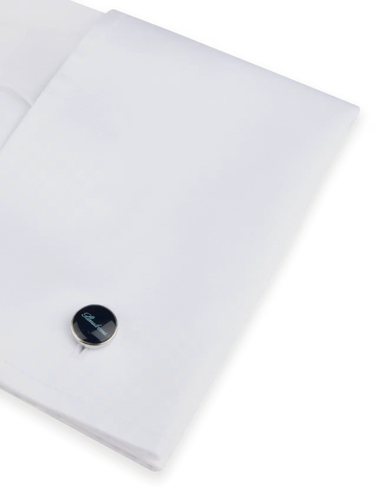Slimline Twill Shirt French Cuffs White - Image 3