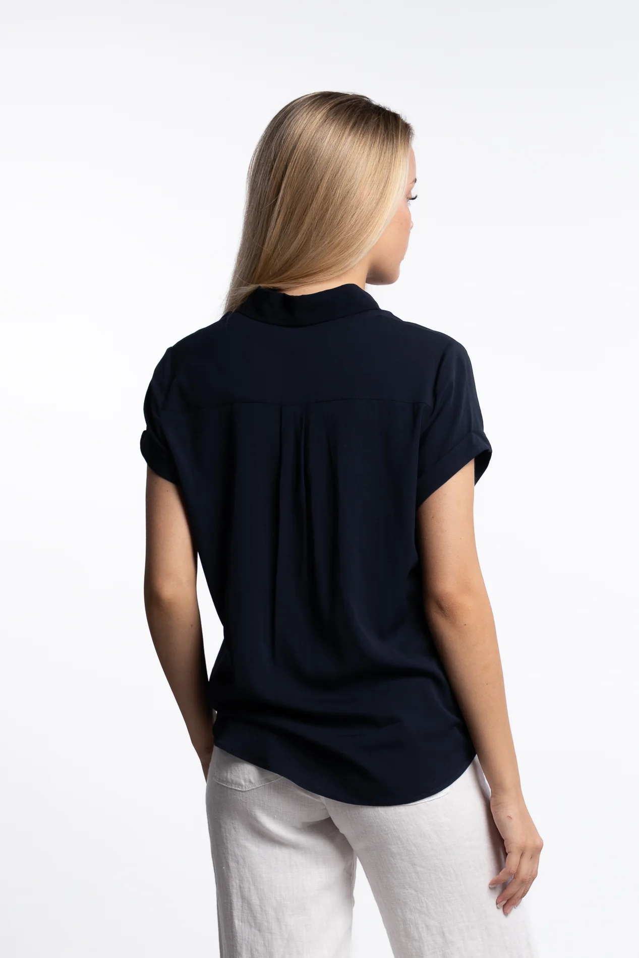 Majan ss shirt 9942- Dark Sapphire - Image 6