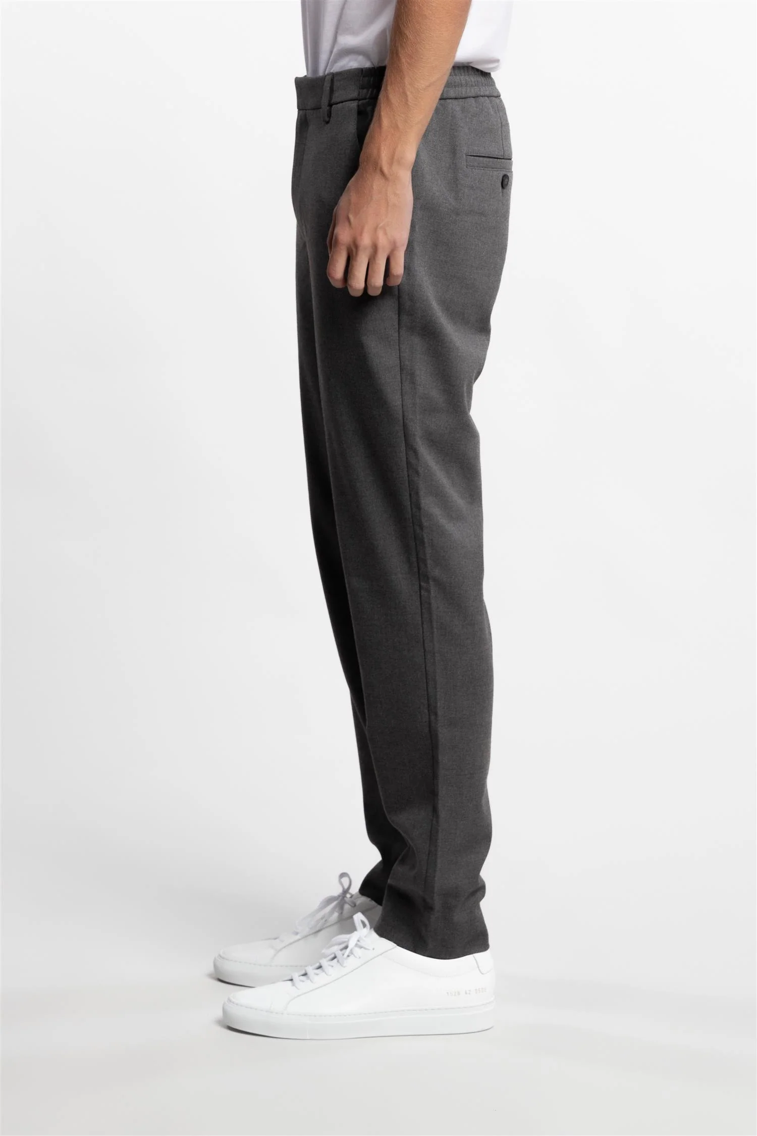 Theo Trouser Granite Melange - Image 2