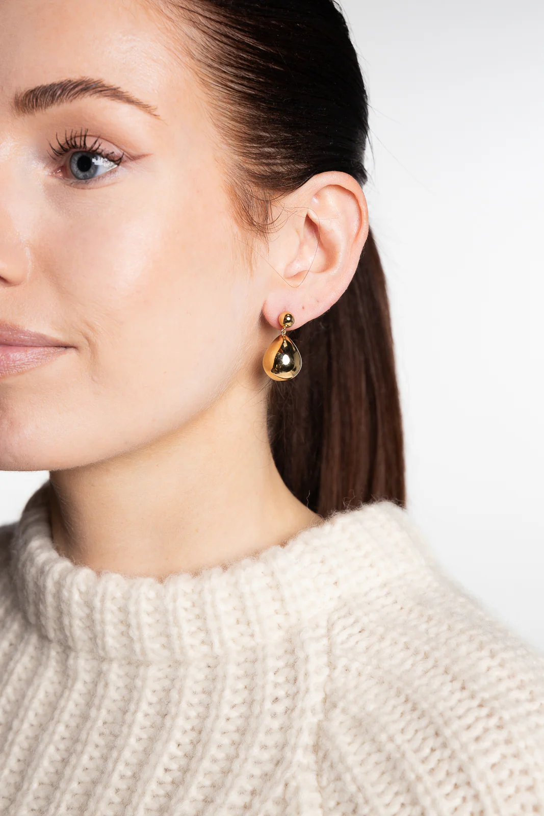 The Juile Earrings- Gold - Image 2