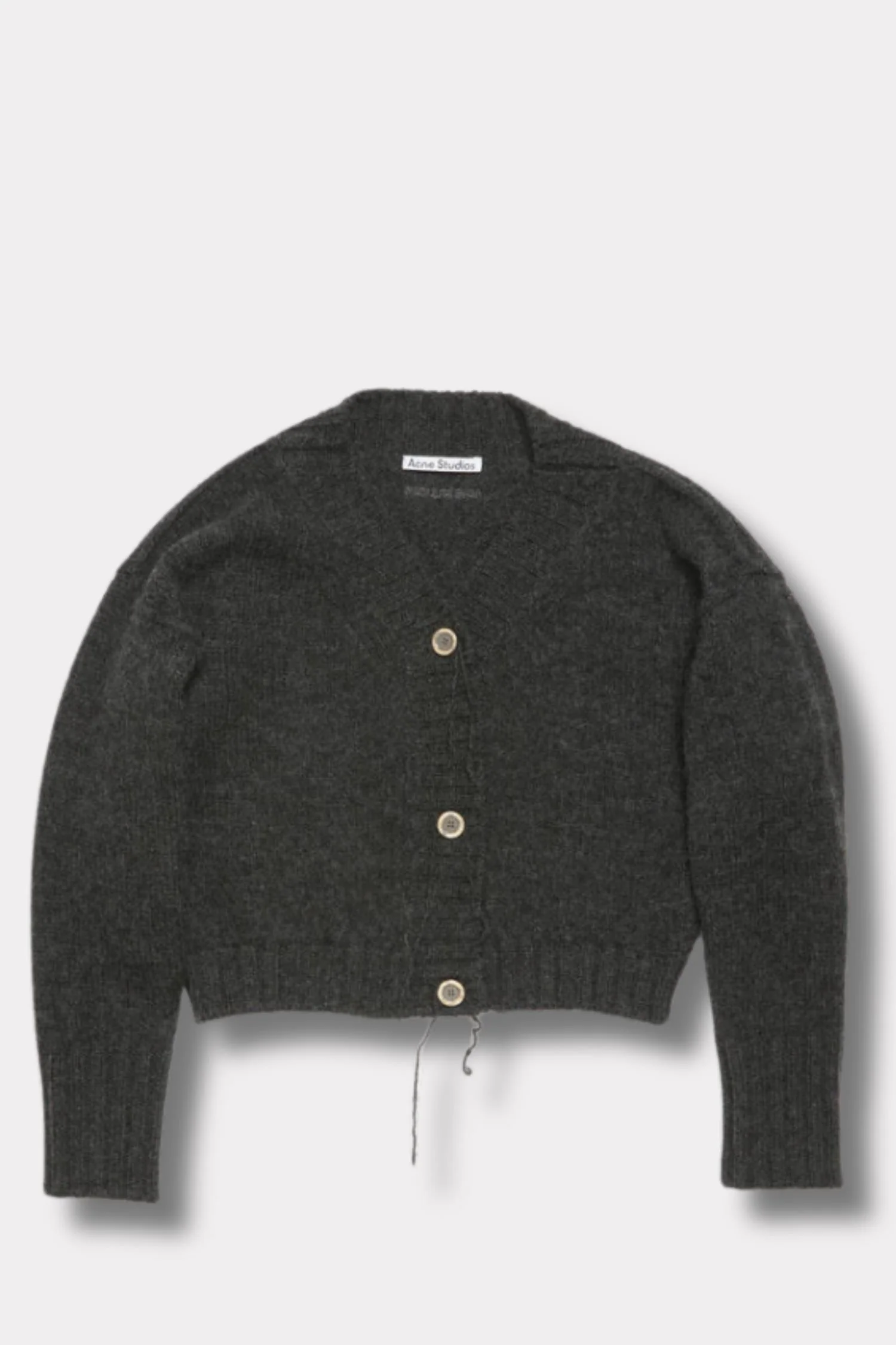 Knit Cardigan- Anthracite - Image 2