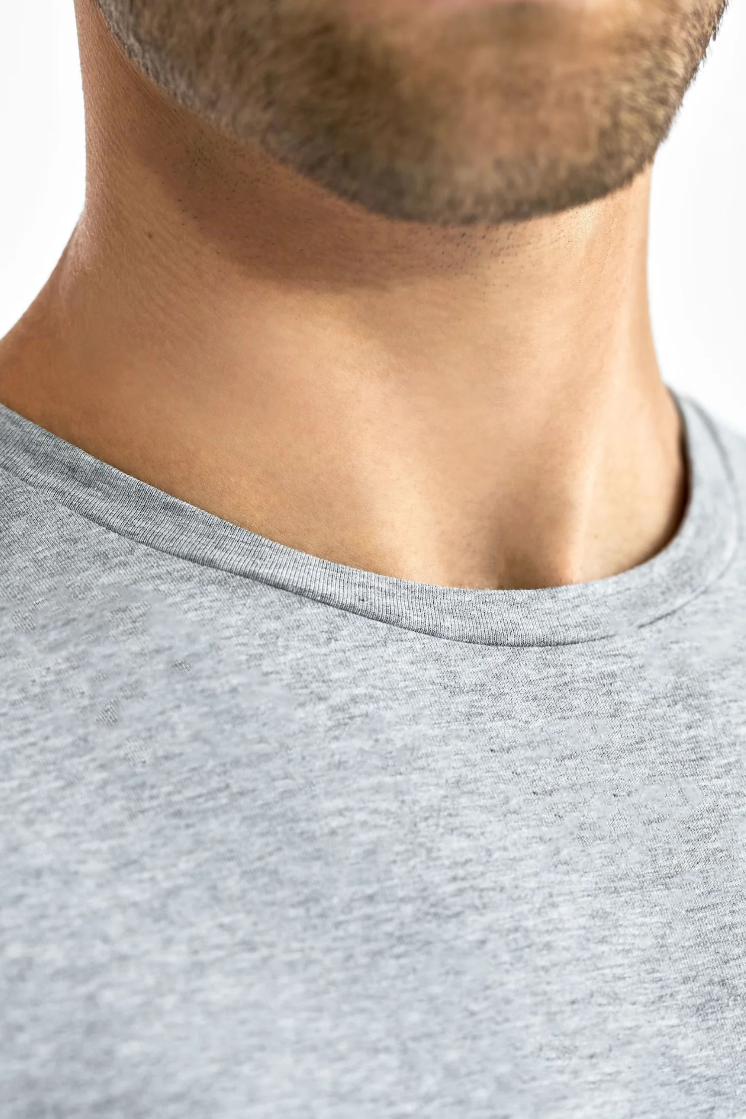 Crew Neck 2-Pack Grey Melange - Image 5