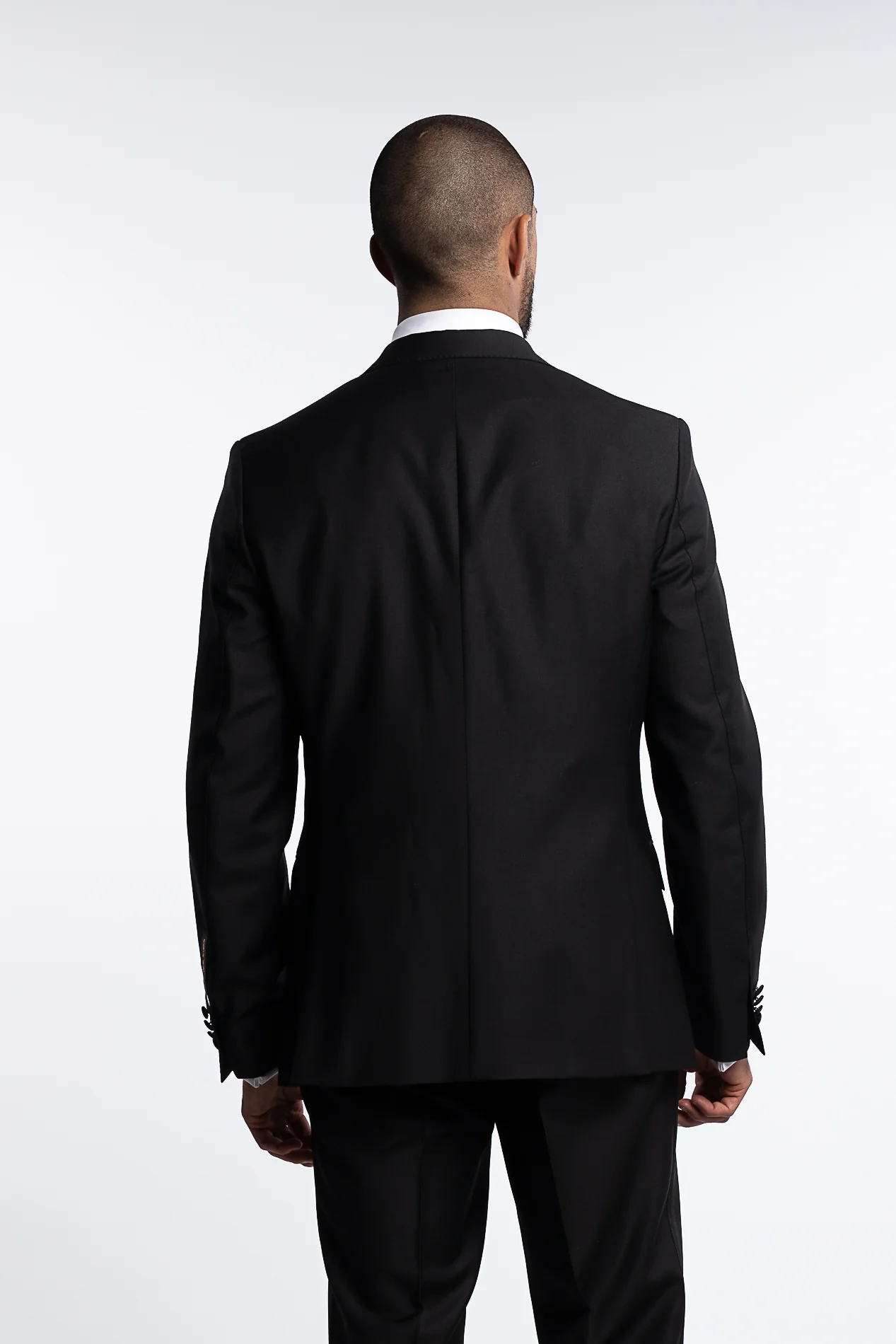 Elder Slim Fit Tuxedo Blazer Black - Image 3