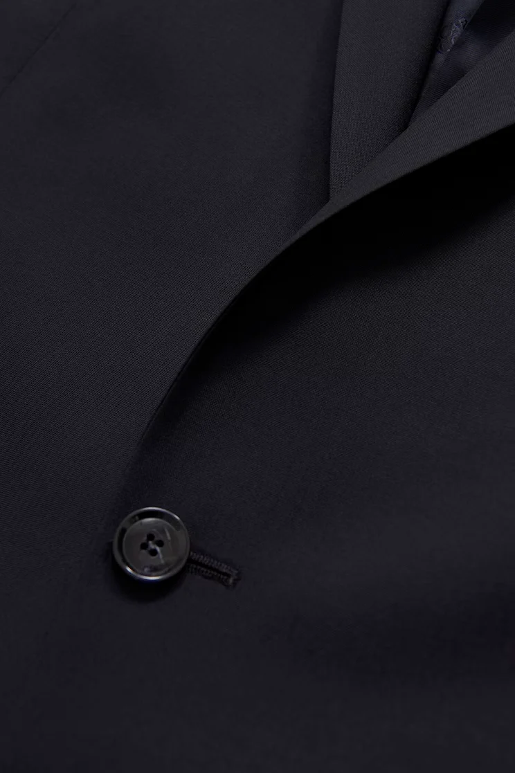 Joel Wide Fit Blazer Navy - Image 4