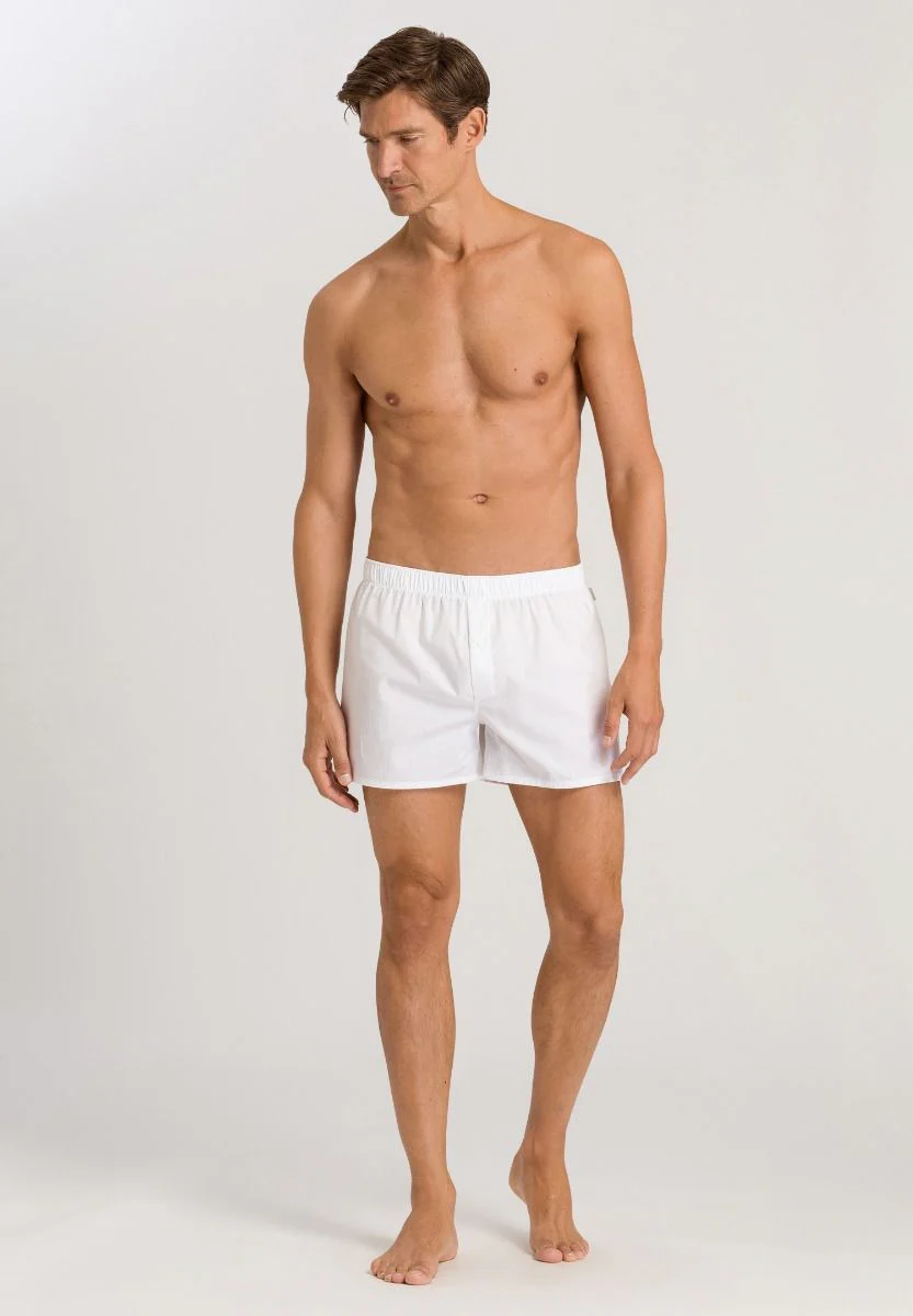 Boxers Fancy Woven White - Image 4