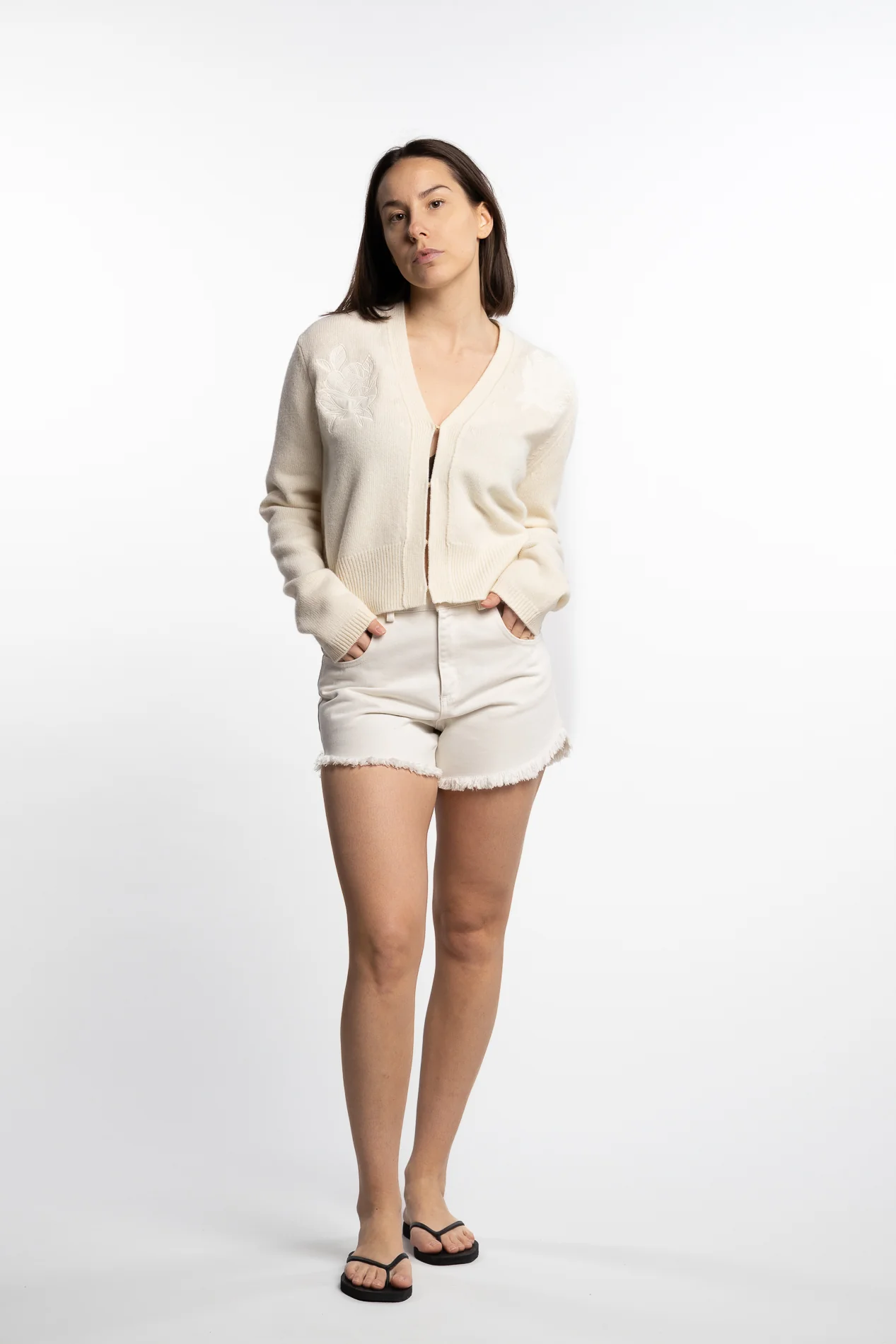 Porto Shorts- Cream - Image 3