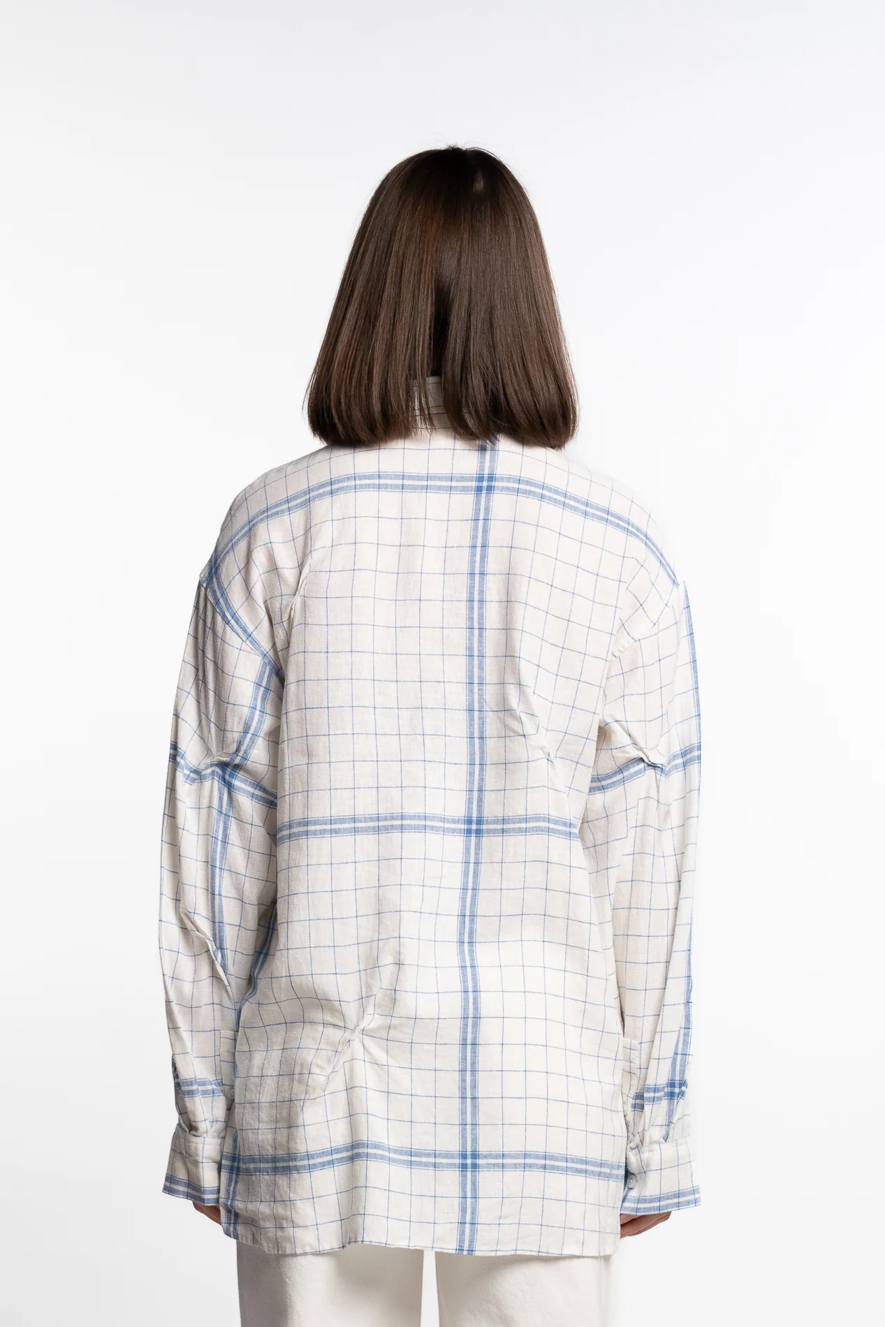 Bibi Check Shirt- Blue Mix - Image 5