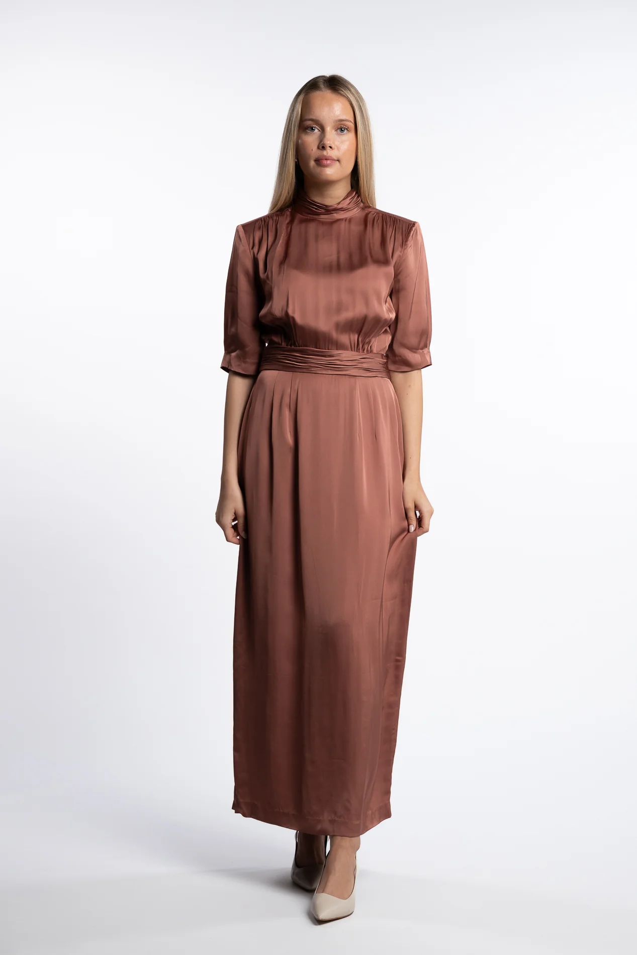 Beronia Dress- Terracotta - Image 2