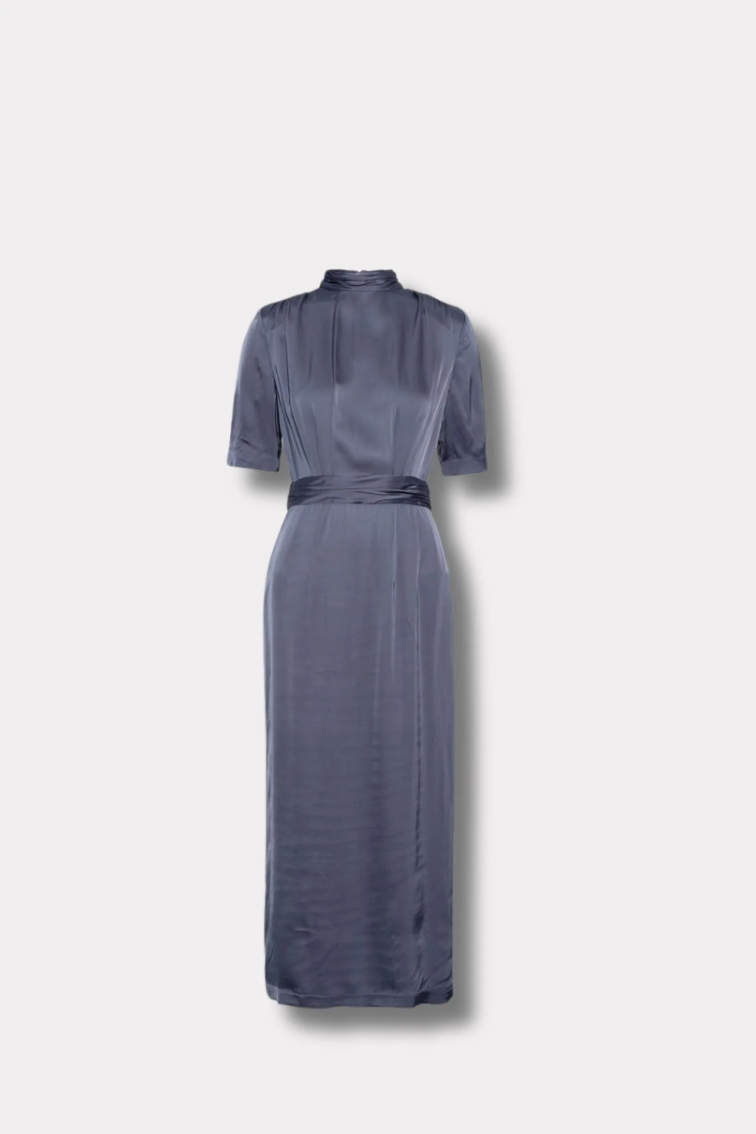 Beronia Dress- Mid Blue - Image 7