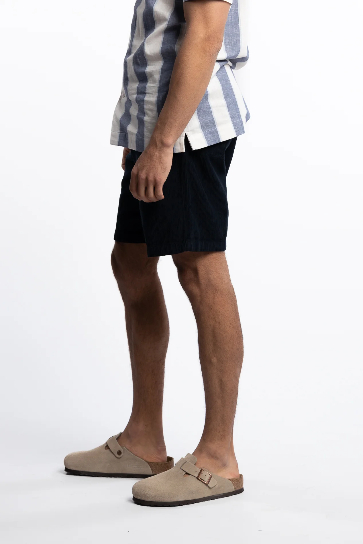 Corduroy Shorts Navy - Image 2