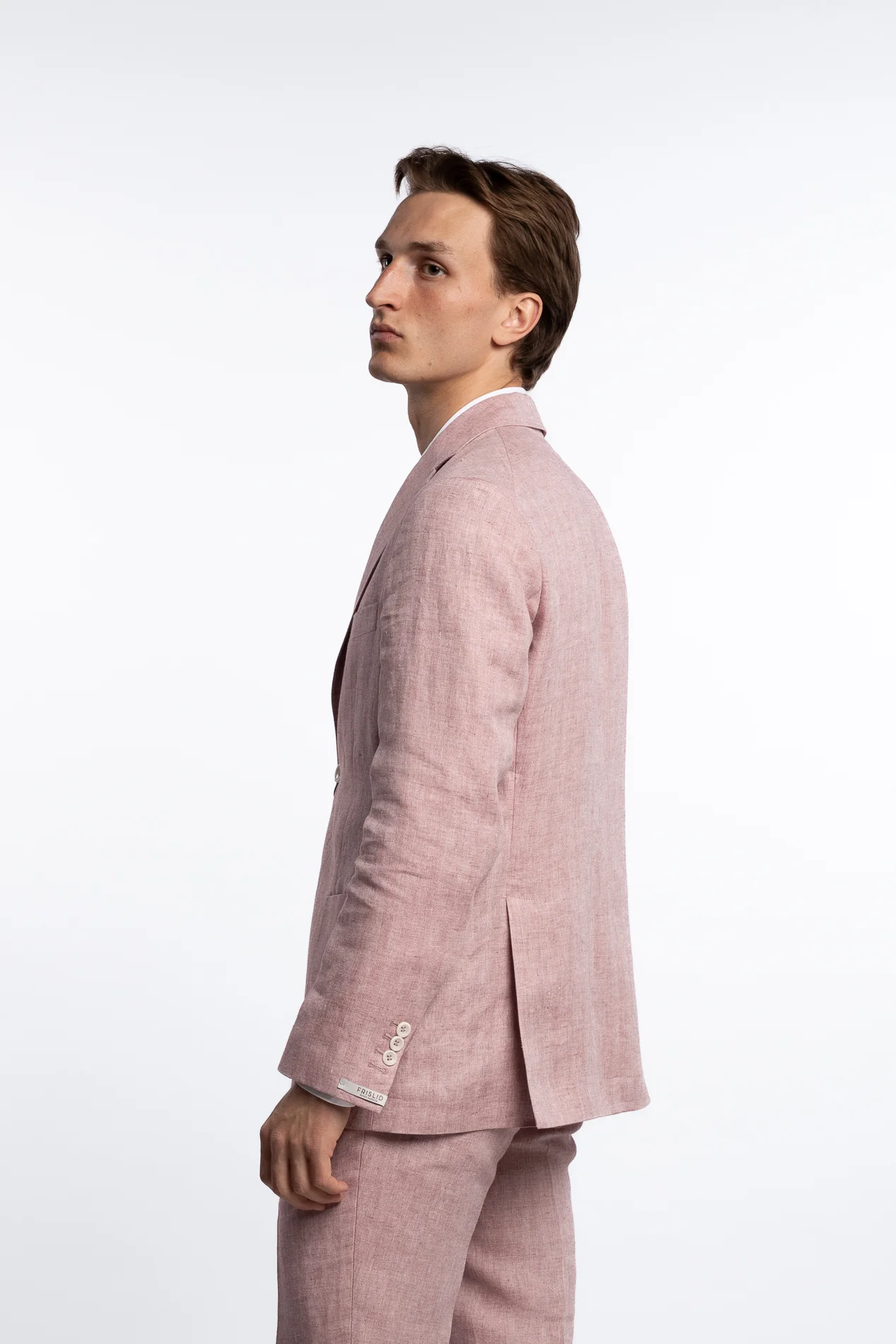 Savino Linen Jacket Pink - Image 2