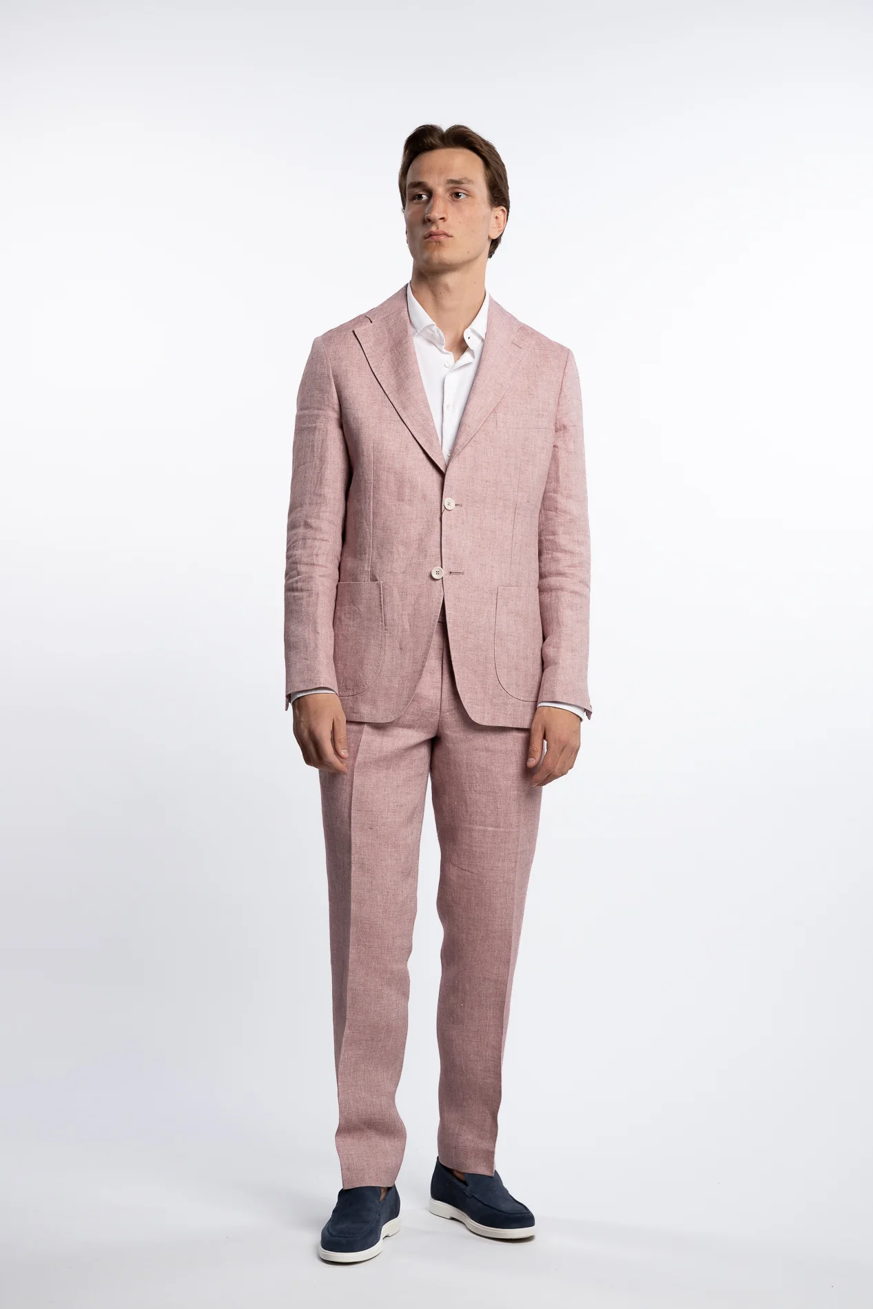 Savino Linen Jacket Pink - Image 4