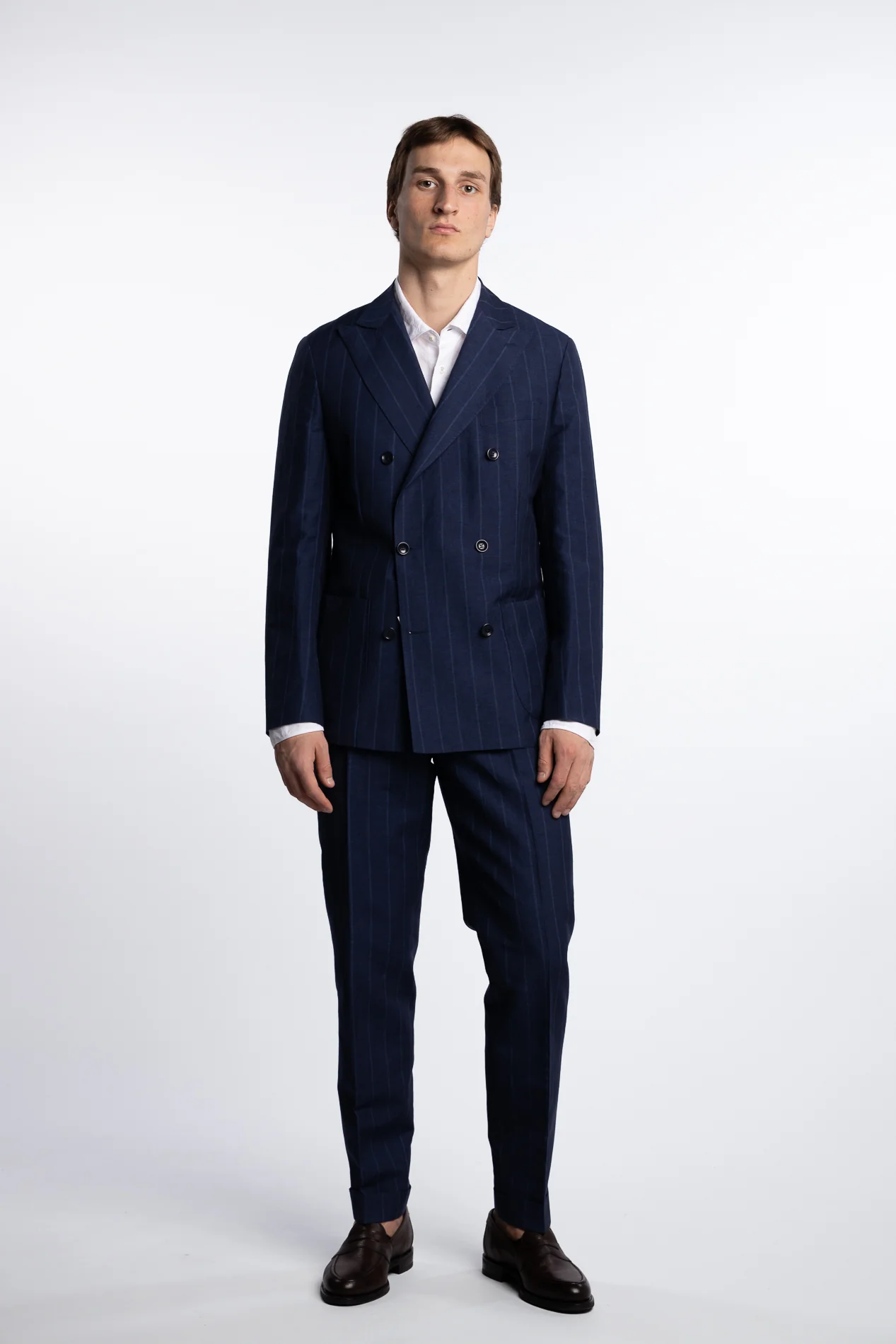 Jacob-Hanko Suit Navy Stripes - Image 4