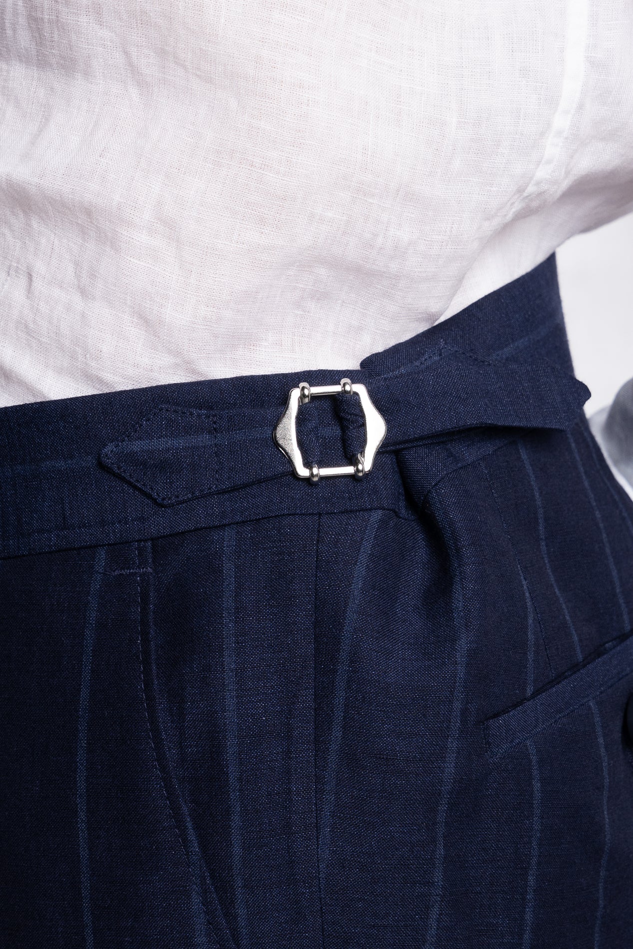 Jacob-Hanko Suit Navy Stripes - Image 6