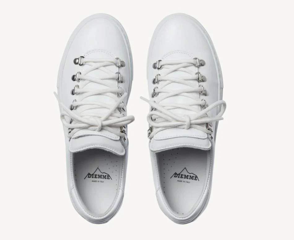 Women's Marostica Low Platform- White Nappa - Image 3