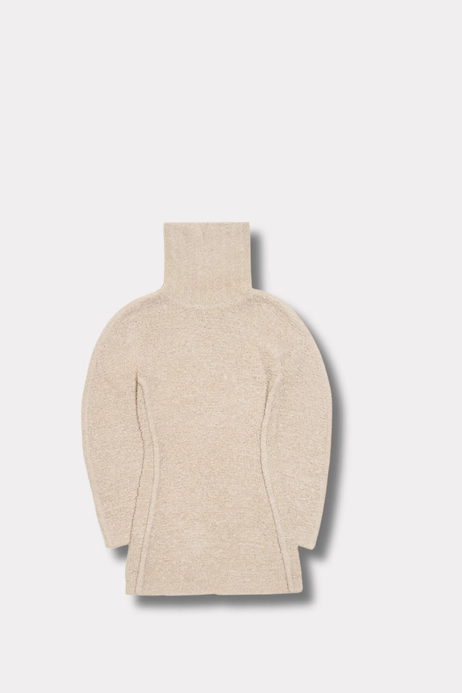 Echo Knit Dress - Ecru - Image 7