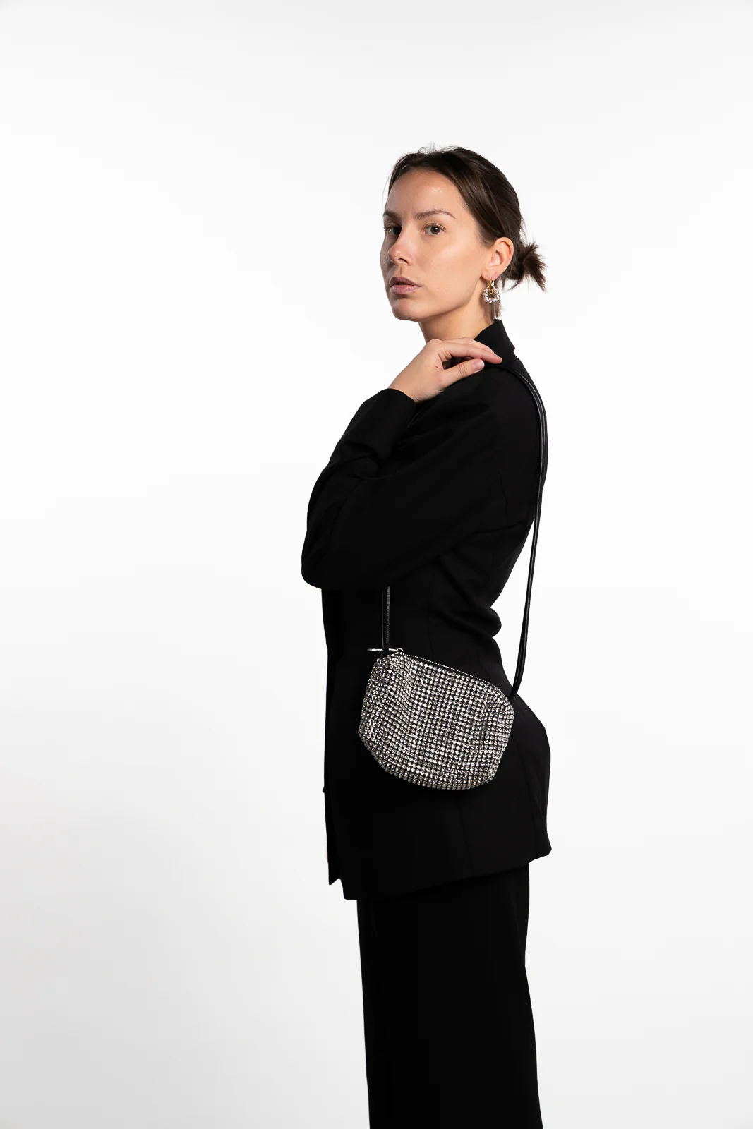 Eclipse Diamond Bag- Silver - Image 4