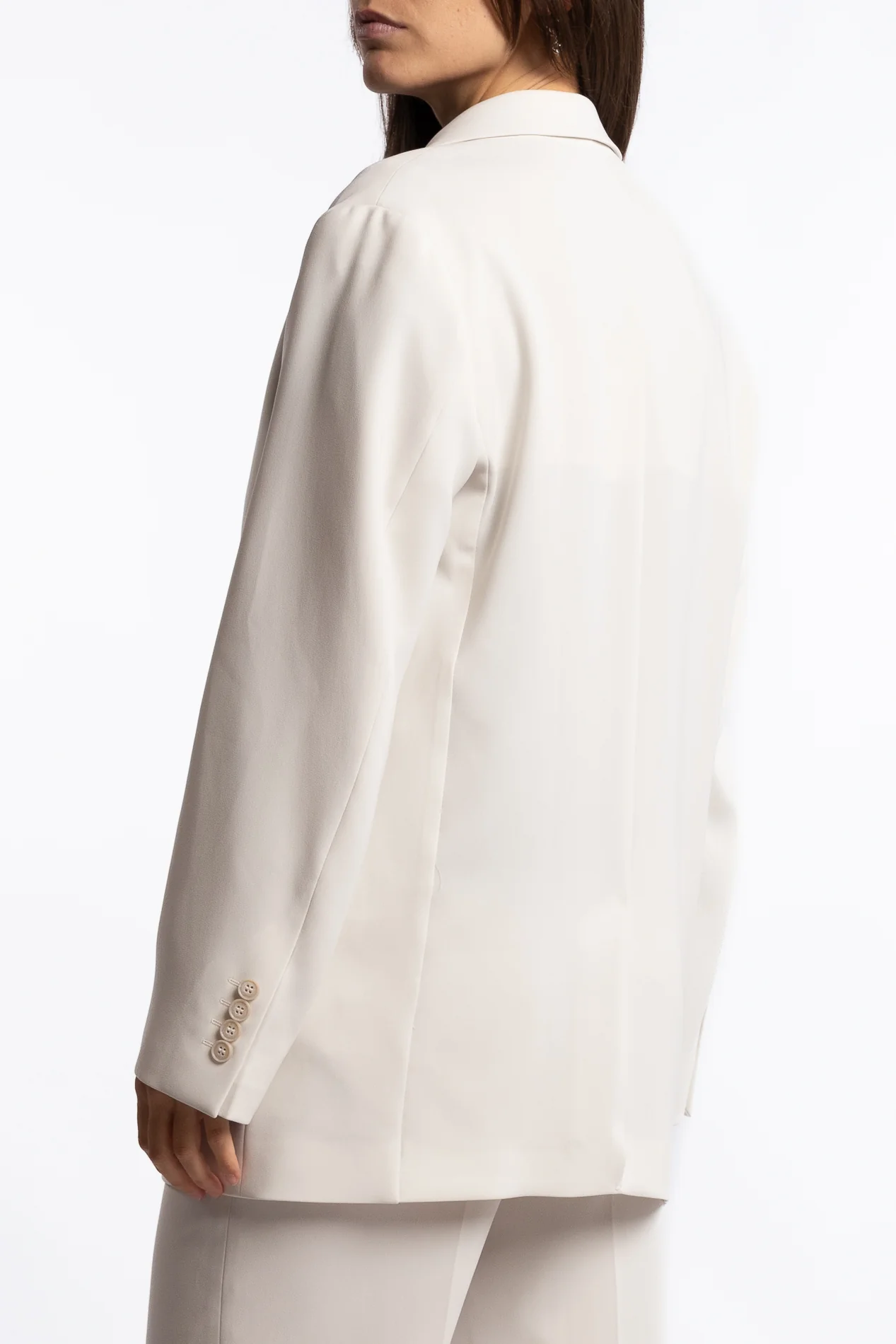 Relaxed Blazer- Ivory - Image 4