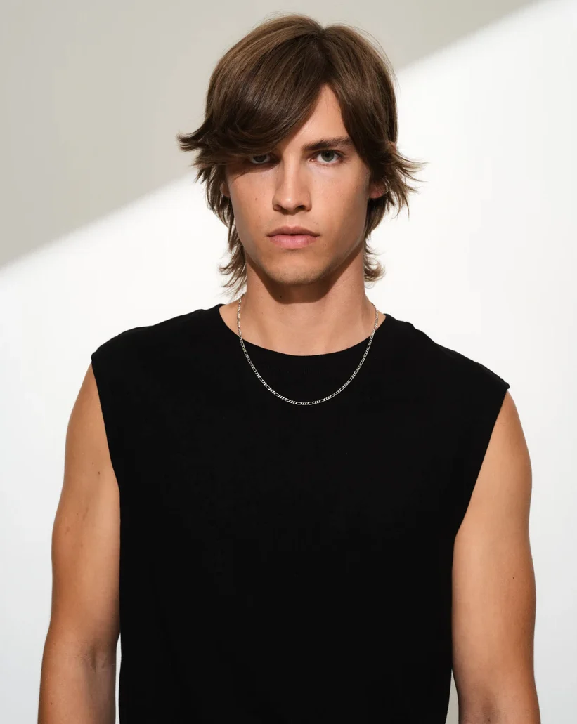 Men's Bo Chain Slim Silver 20.5 - Image 2