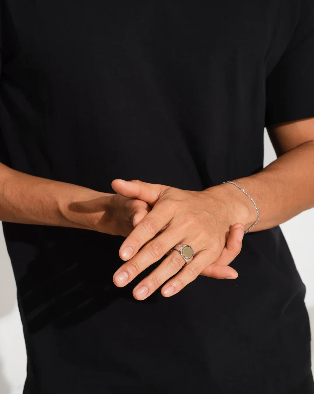 Men's Bo Bracelet Slim Silver - Image 3