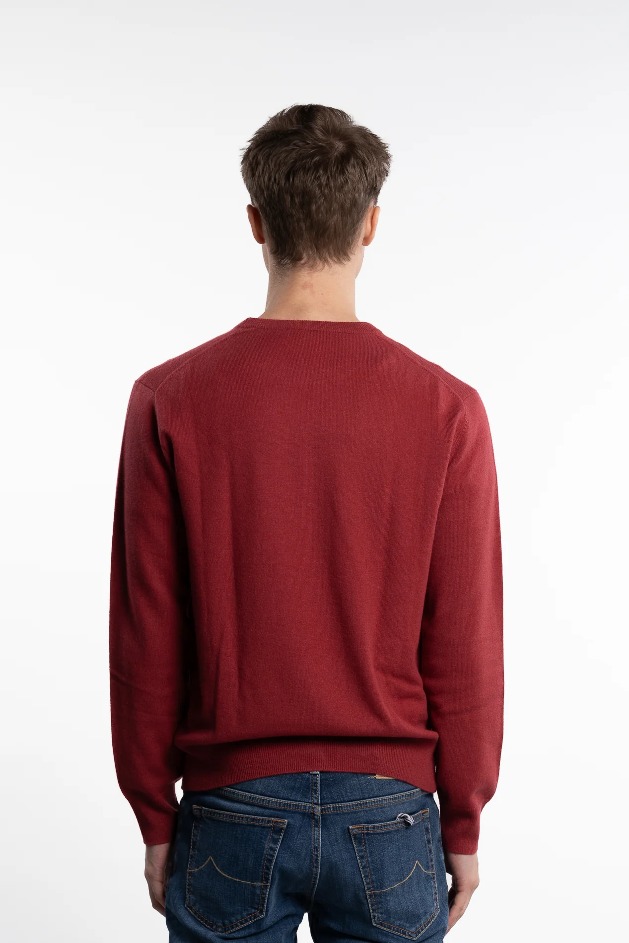 Knitted Cashmere Crewneck Melograno - Image 3
