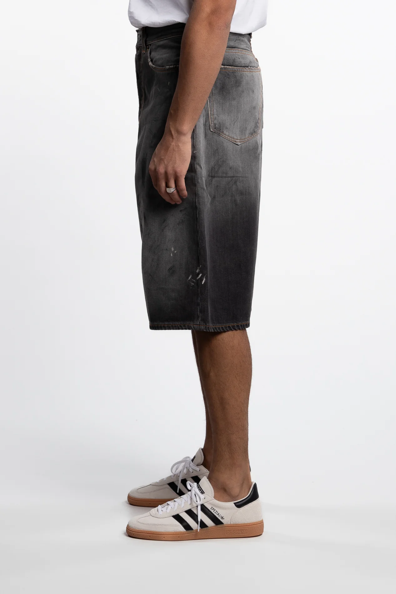Denim Shorts - Loose Fit Black - Image 2