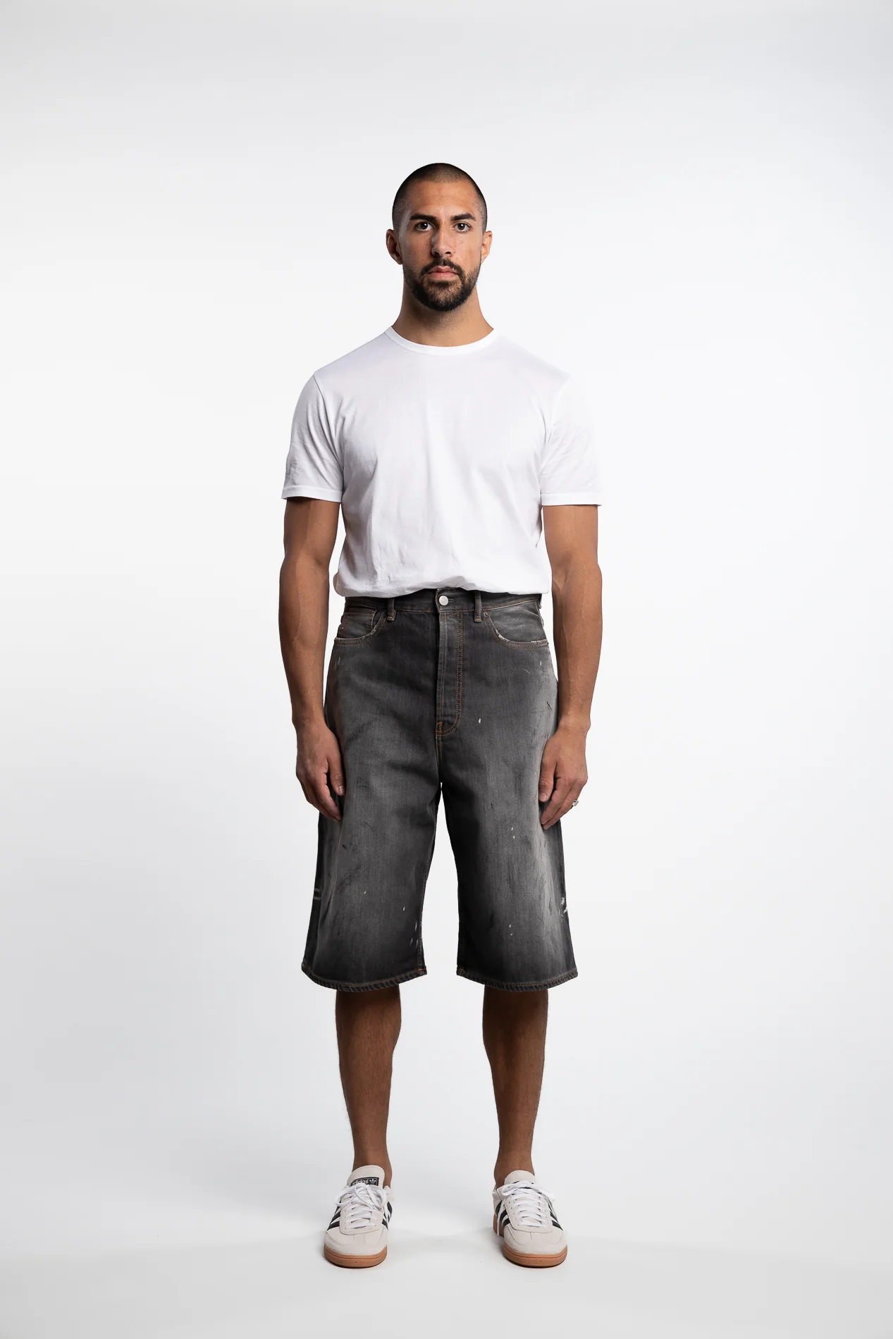 Denim Shorts - Loose Fit Black - Image 4