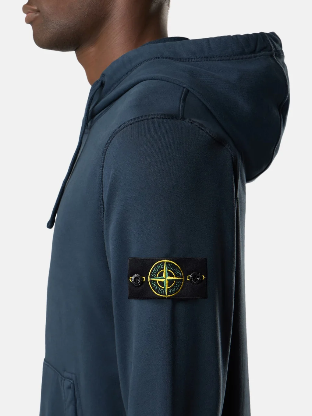 6100062 Organic Cotton Fleece Navy Blue - Image 3