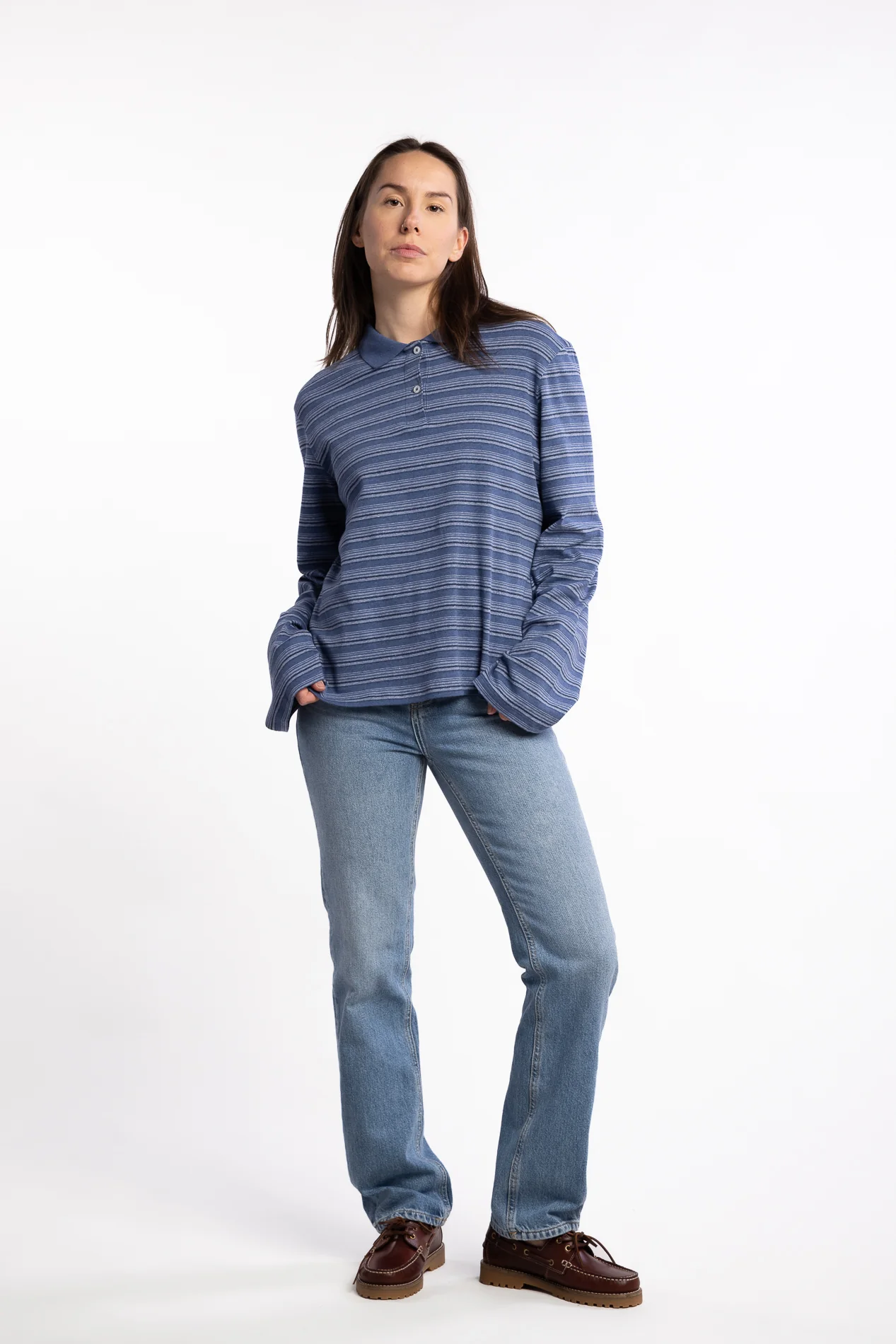 Sunny Polo- Blue Stripe - Image 8