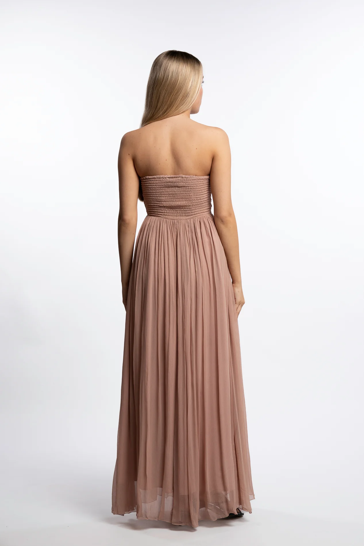 Amalfi Dress- Warm Taupe - Image 6