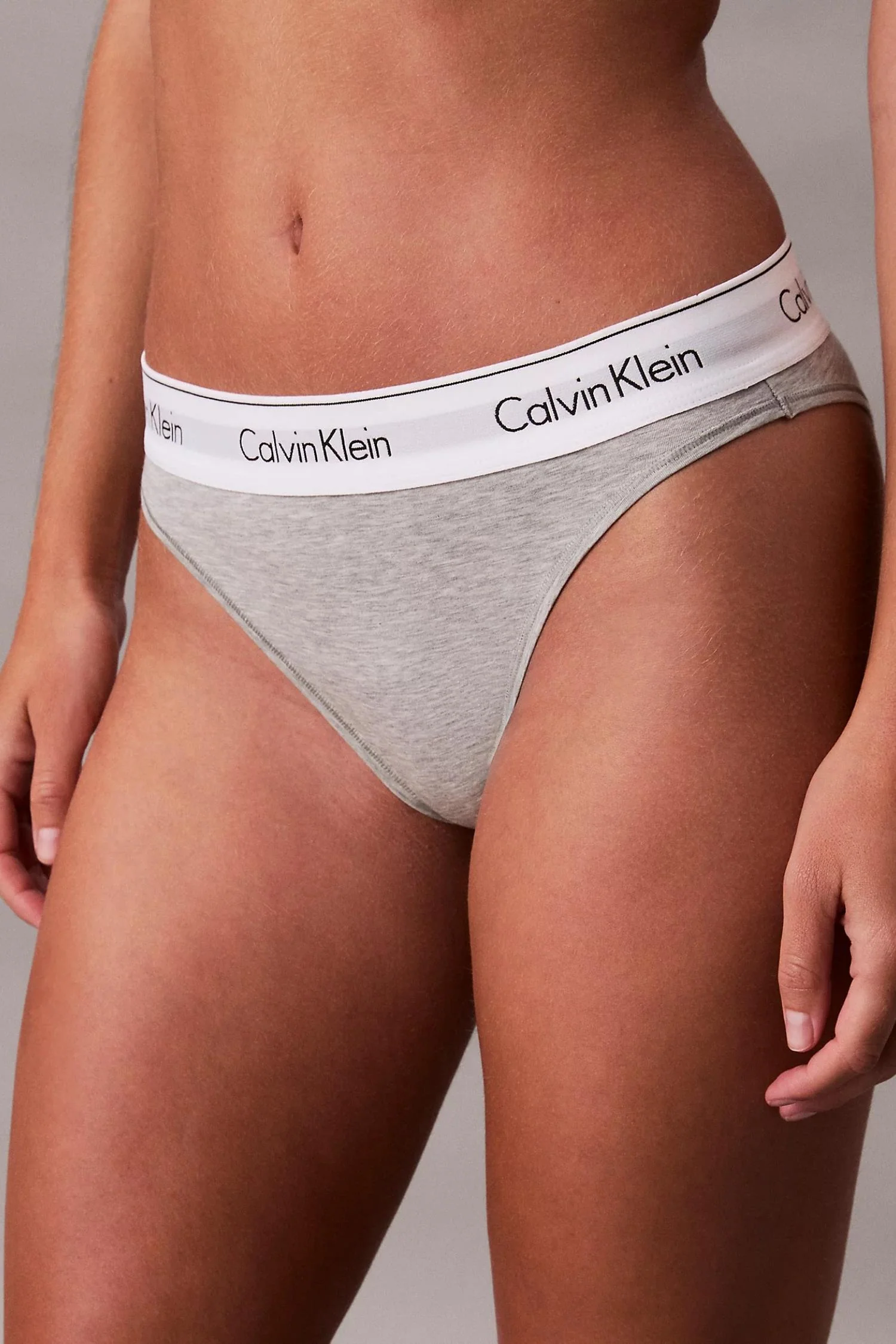 High Leg Tanga- Grey Heather - Image 2